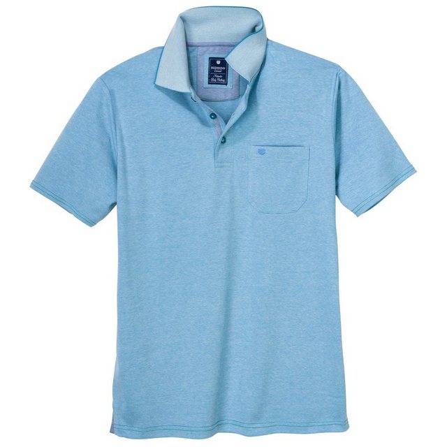 Redmond Poloshirt Redmond "Wash & Wear" Polo türkisblau melange XXL günstig online kaufen