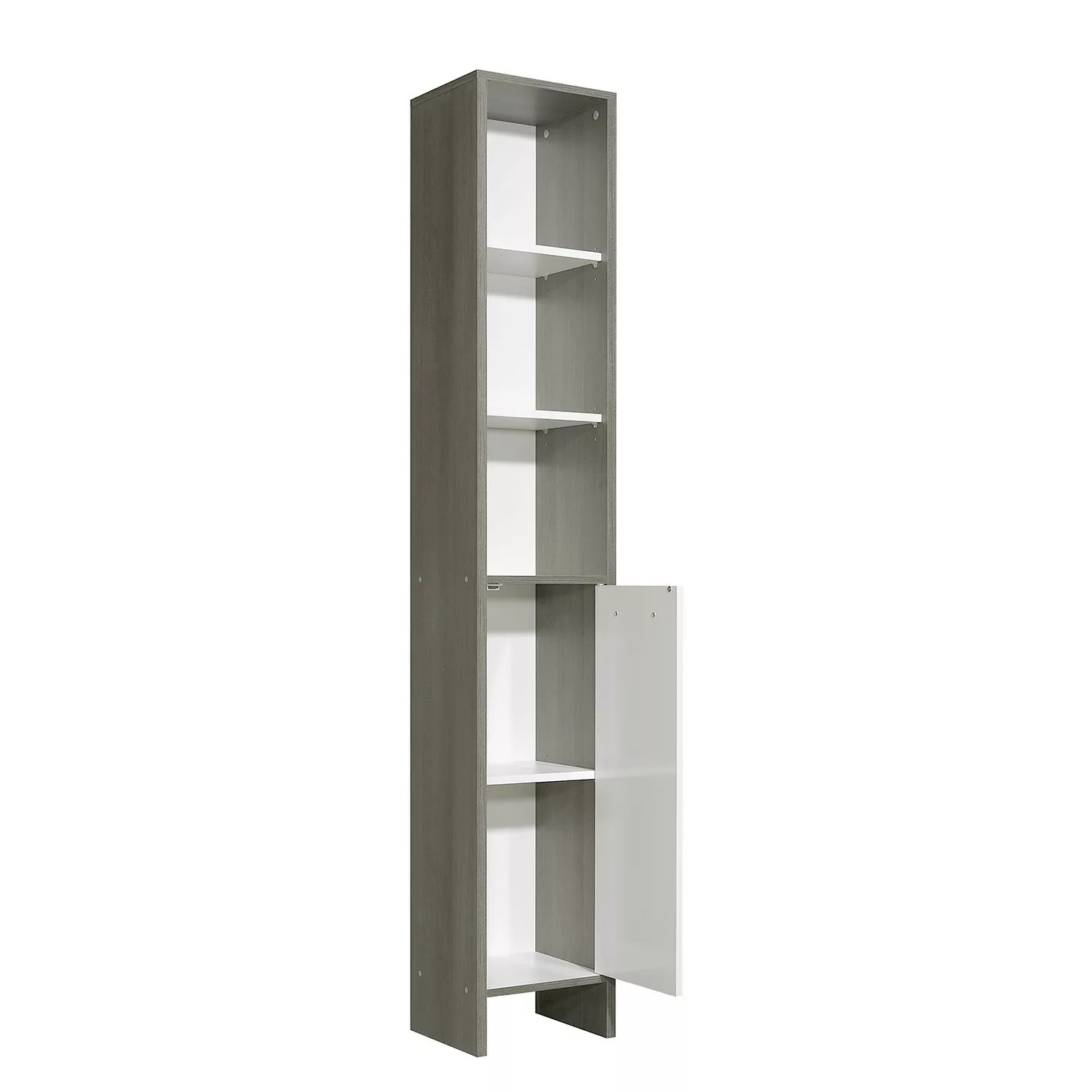 uno Bad-Hochschrank   Oberndorf - grau - 33 cm - 195,5 cm - 28 cm - Sconto günstig online kaufen