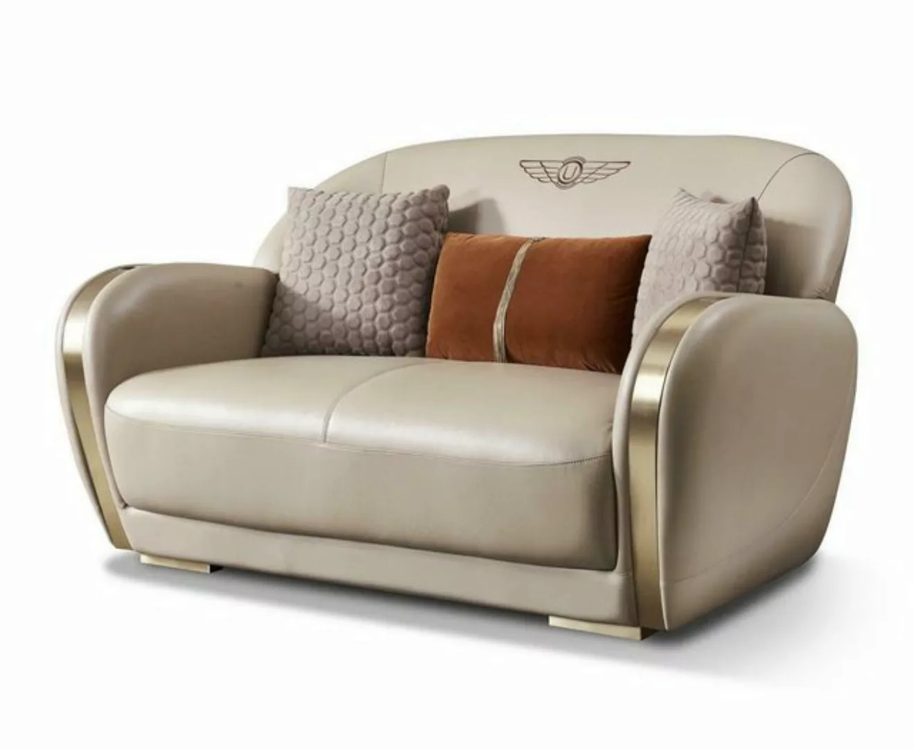 JVmoebel Sofa, Couch Chesterfield Leder Textil Polster Sofa Couchen Sofas D günstig online kaufen