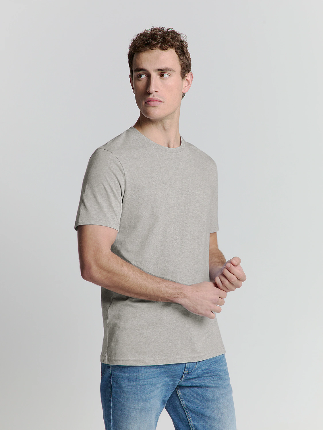 NO EXCESS T-Shirt "No Excess T-Shirt mit Rundhalsausschnitt T-Shirt Crewnec günstig online kaufen