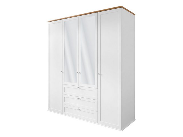 MIRJAN24 Kleiderschrank Gacoris 4D3SZ (mit vier Drehtüren und drei Schublad günstig online kaufen