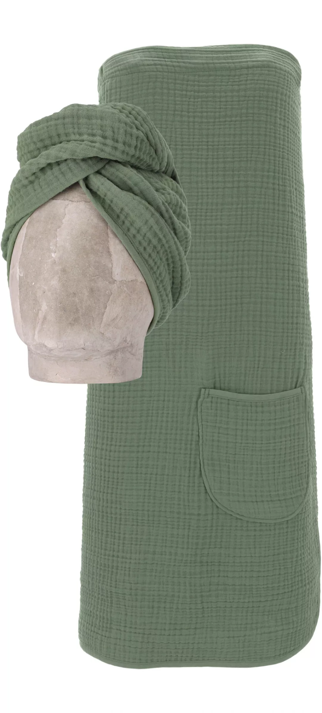 Vossen Kilt "Wellness Set", (2 St., Turban), Spa Dress + Turban in einem Se günstig online kaufen