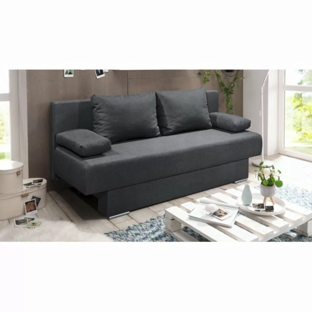 Black Red White Schlafsofa Sofa Schlafsofa Jugendsofa Sitzsofa Schlaffunkti günstig online kaufen