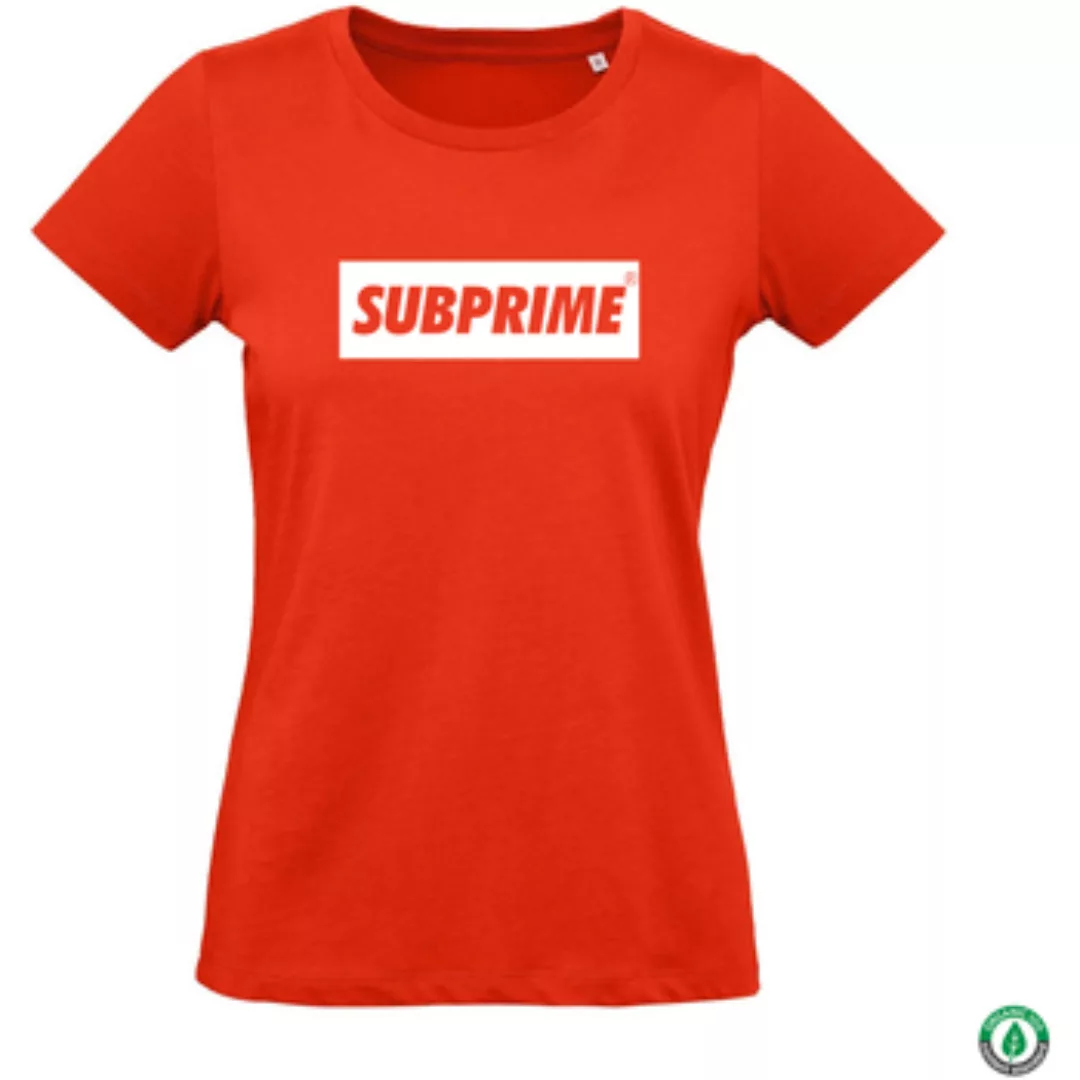 Subprime  T-Shirt Wmn Tee Block Rood günstig online kaufen