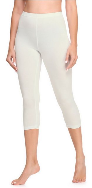 Ladeheid Leggings Damen 3/4 Capri Hose aus Baumwolle LA40-132 (1-tlg) elast günstig online kaufen