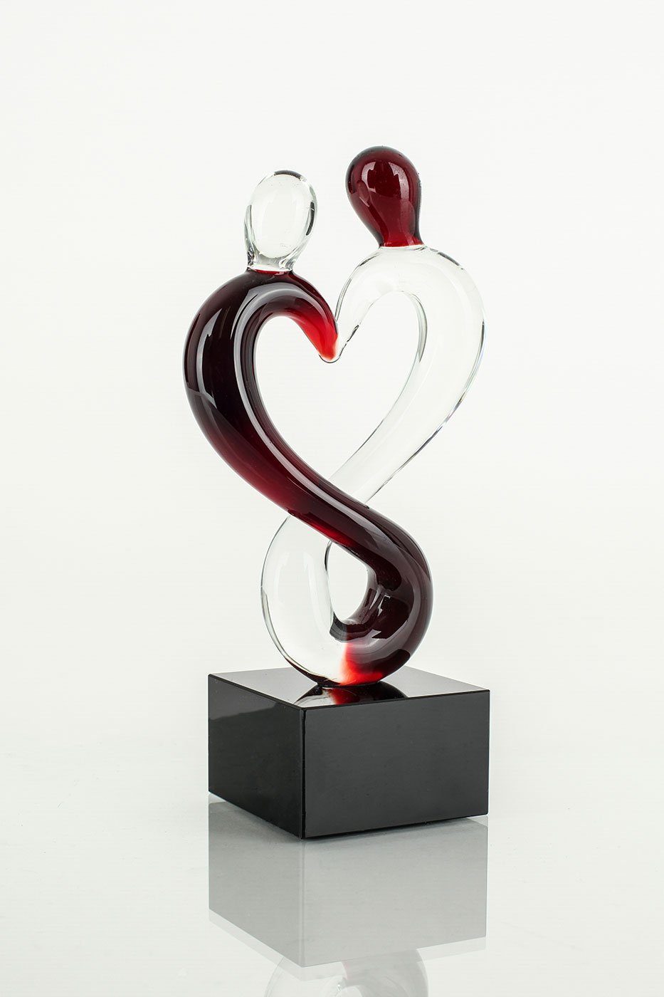 Levandeo® Skulptur, Designer Skulptur aus Glas günstig online kaufen