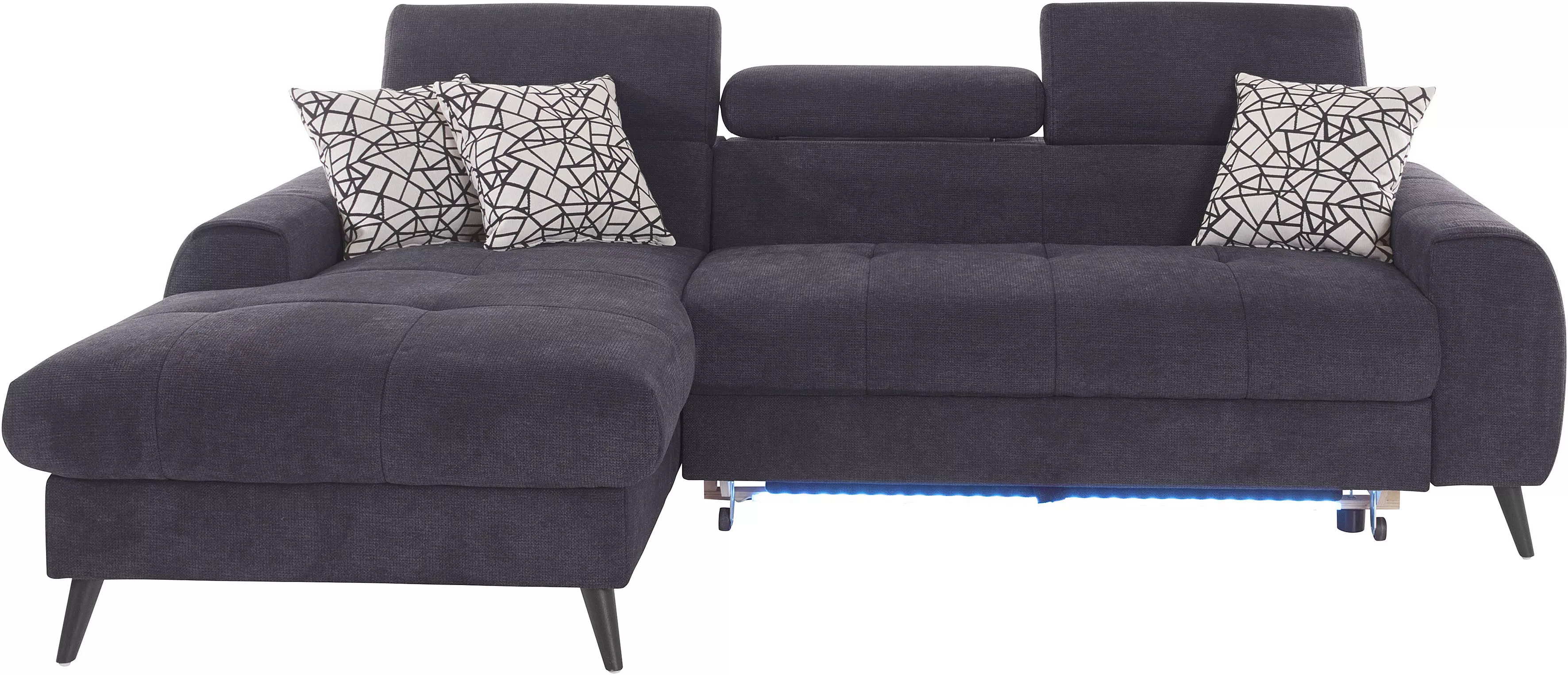 COTTA Ecksofa "Mia L-Form", 3-tlg.-Kissen-Set, Recamiere, wahlweise mit ode günstig online kaufen