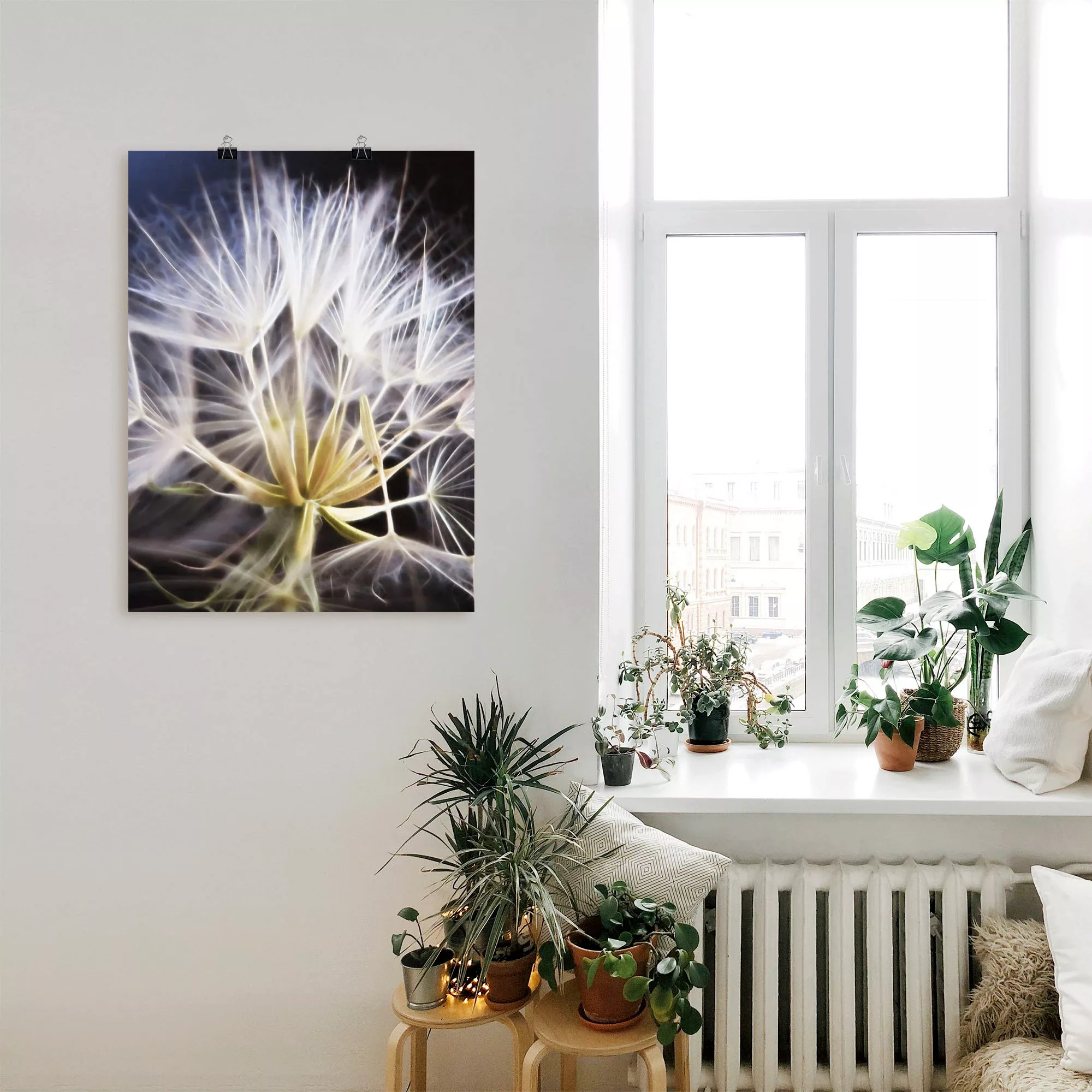 Artland Wandbild "Pusteblume", Blumen, (1 St.), als Leinwandbild, Poster in günstig online kaufen
