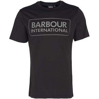 Barbour  T-Shirt Essential Large Logo T-Shirt Black/Pewter günstig online kaufen