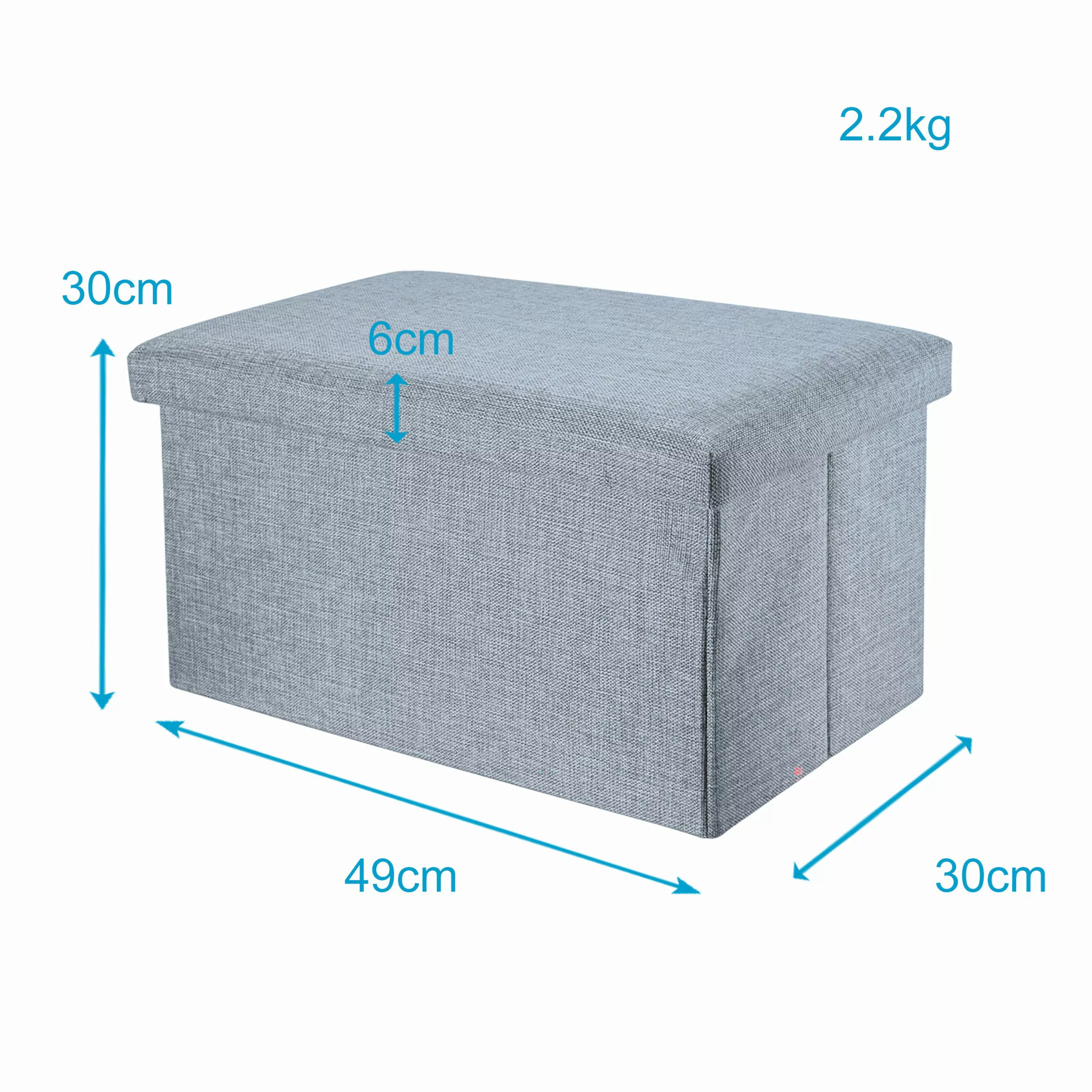 Intirilife Sitzhocker, Faltbare Sitzbank 49x30x30 cm günstig online kaufen
