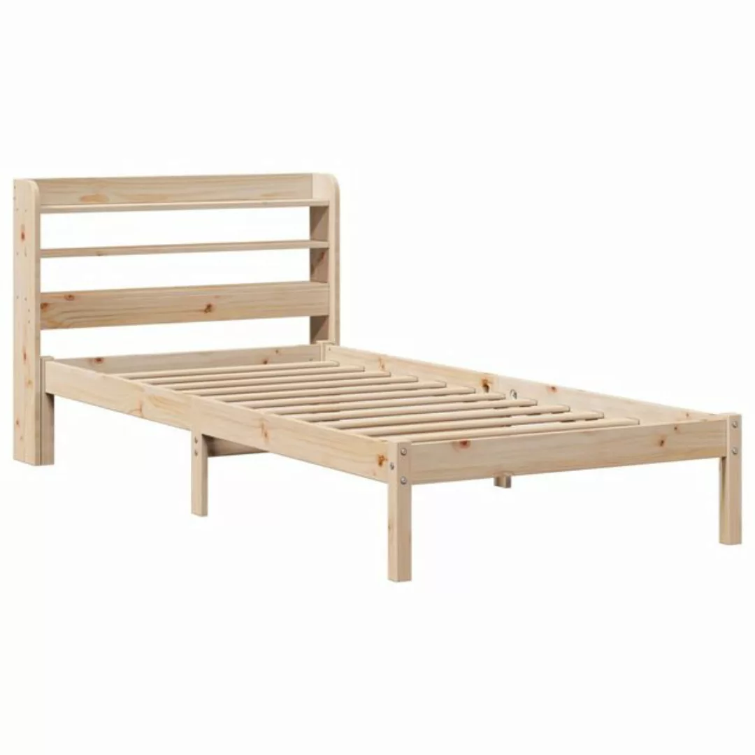 vidaXL Bett, Massivholzbett ohne Matratze 75x190 cm Kiefernholz günstig online kaufen