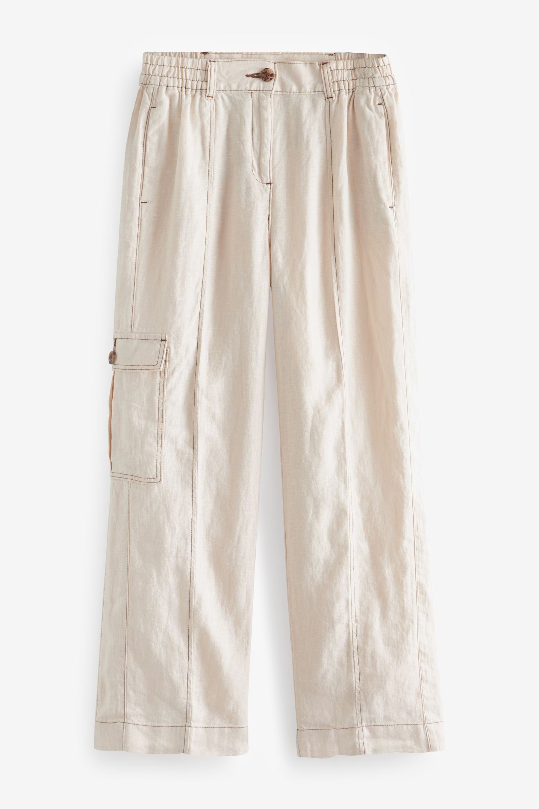 Next Leinenhose Premium-Hose mit weitem Bein günstig online kaufen
