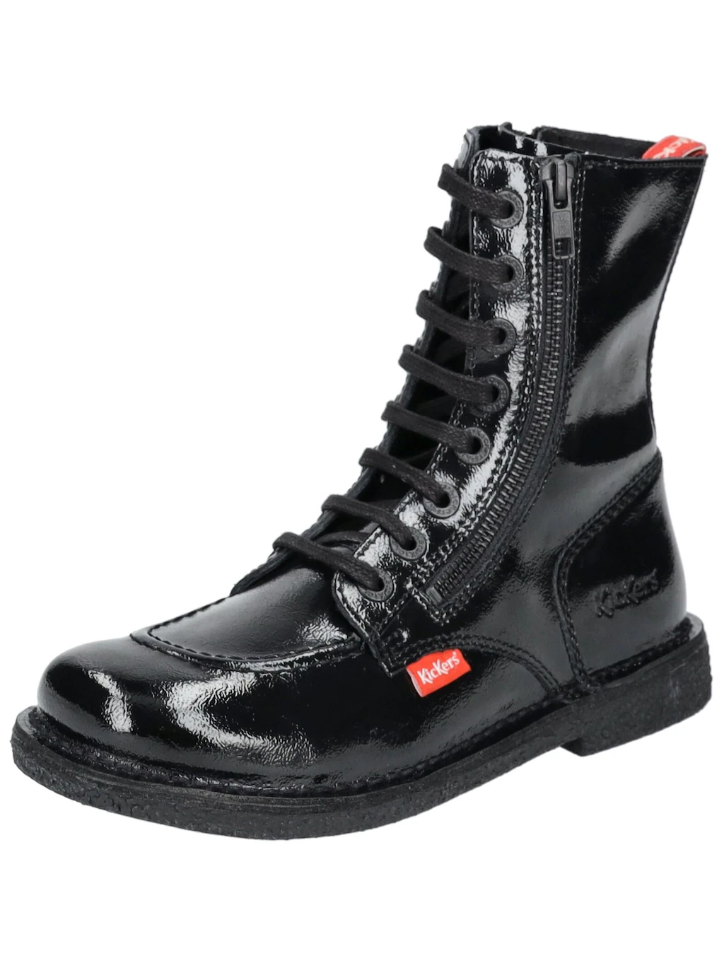 Kickers Schnürstiefelette "Kickers Stiefelette Leder" günstig online kaufen