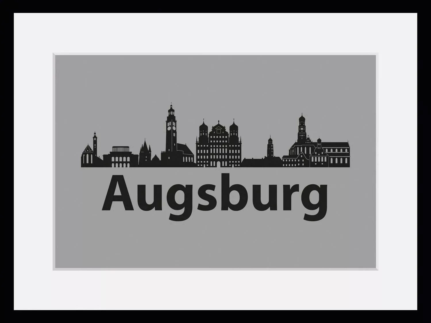 queence Bild "Augsburg Skyline", Städte, (1 St.) günstig online kaufen