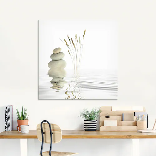 Artland Glasbild "Zen Friede", Zen, (1 St.), in verschiedenen Größen günstig online kaufen