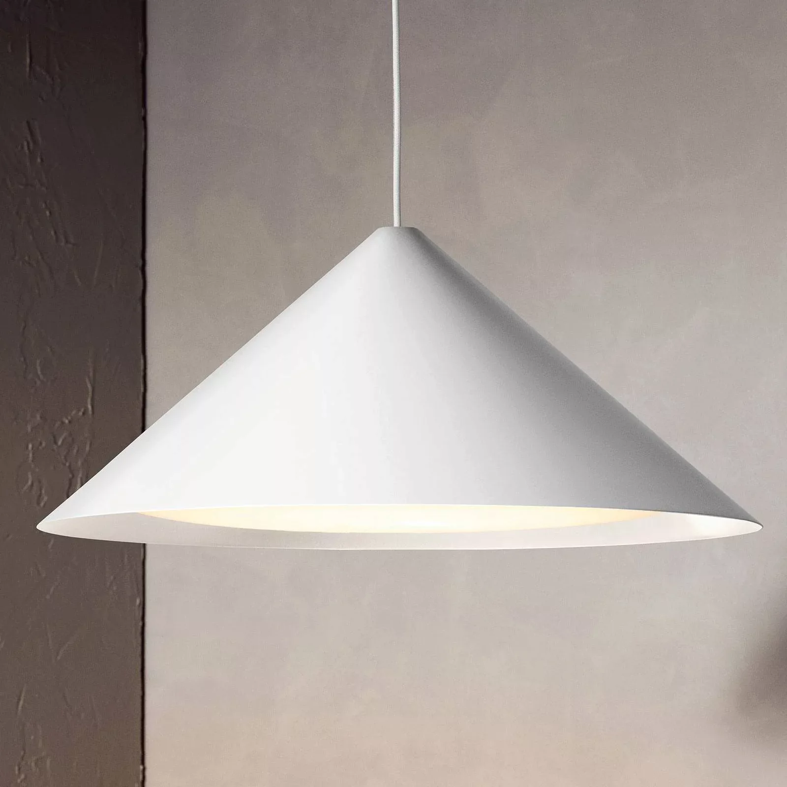 Louis Poulsen Keglen LED-Hängelampe 65cm weiß günstig online kaufen