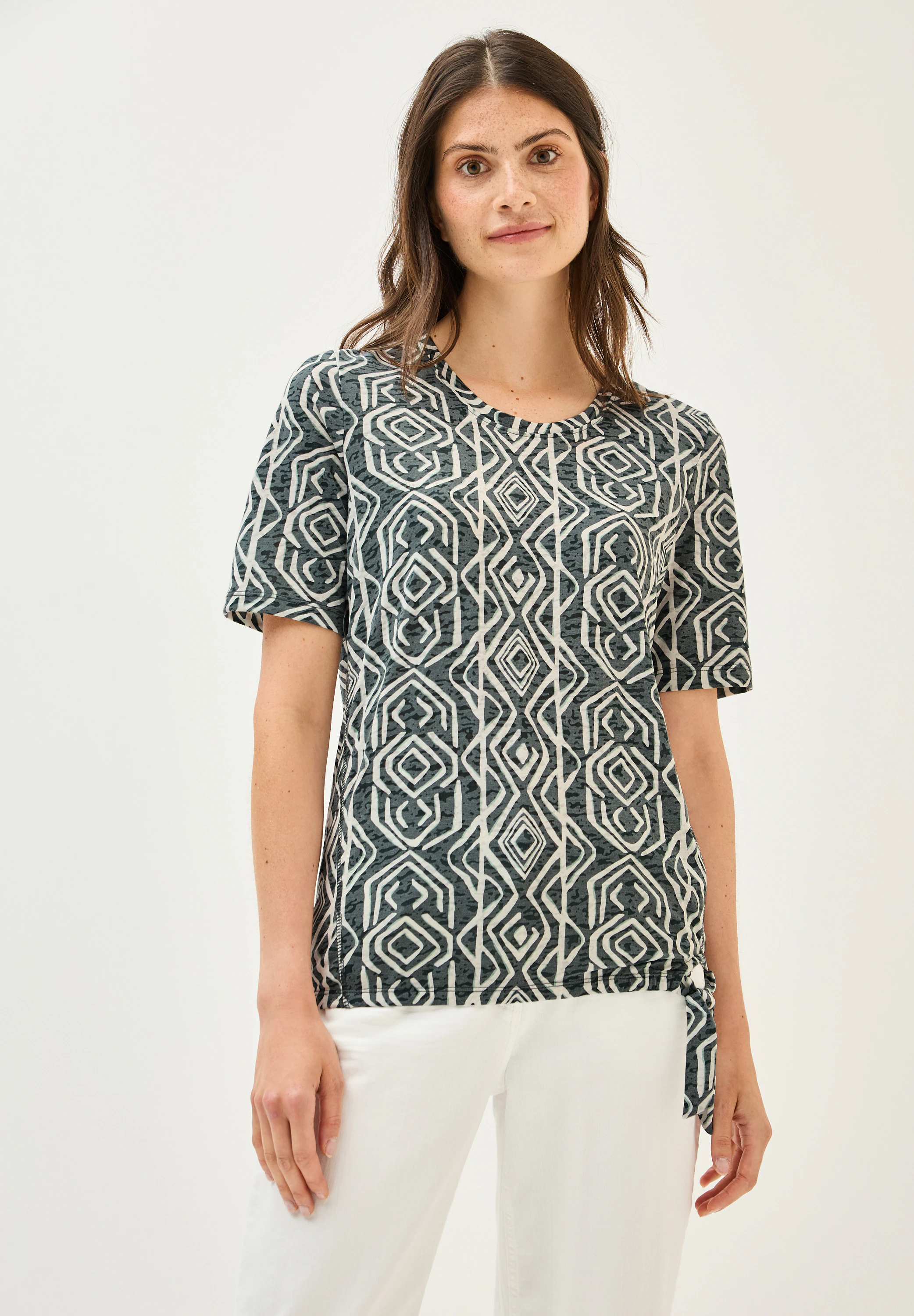 Cecil Print-Shirt, mit Gummizug im Bund günstig online kaufen