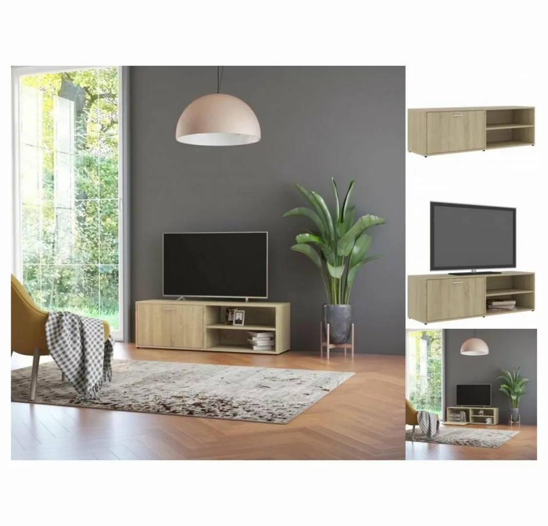 vidaXL TV-Schrank TV-Schrank Sonoma-Eiche 120 x 34 x 37 cm Spanplatte Lowbo günstig online kaufen