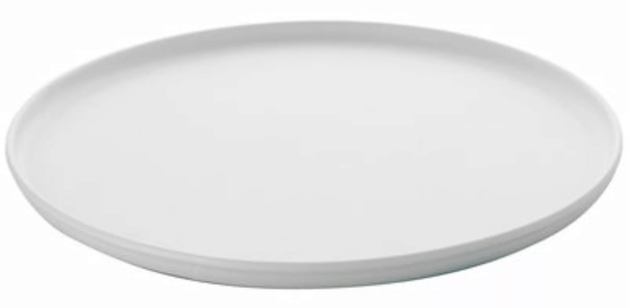 Tablett A Tempo plastikmaterial weiß Ø 38 cm - Alessi - Weiß günstig online kaufen