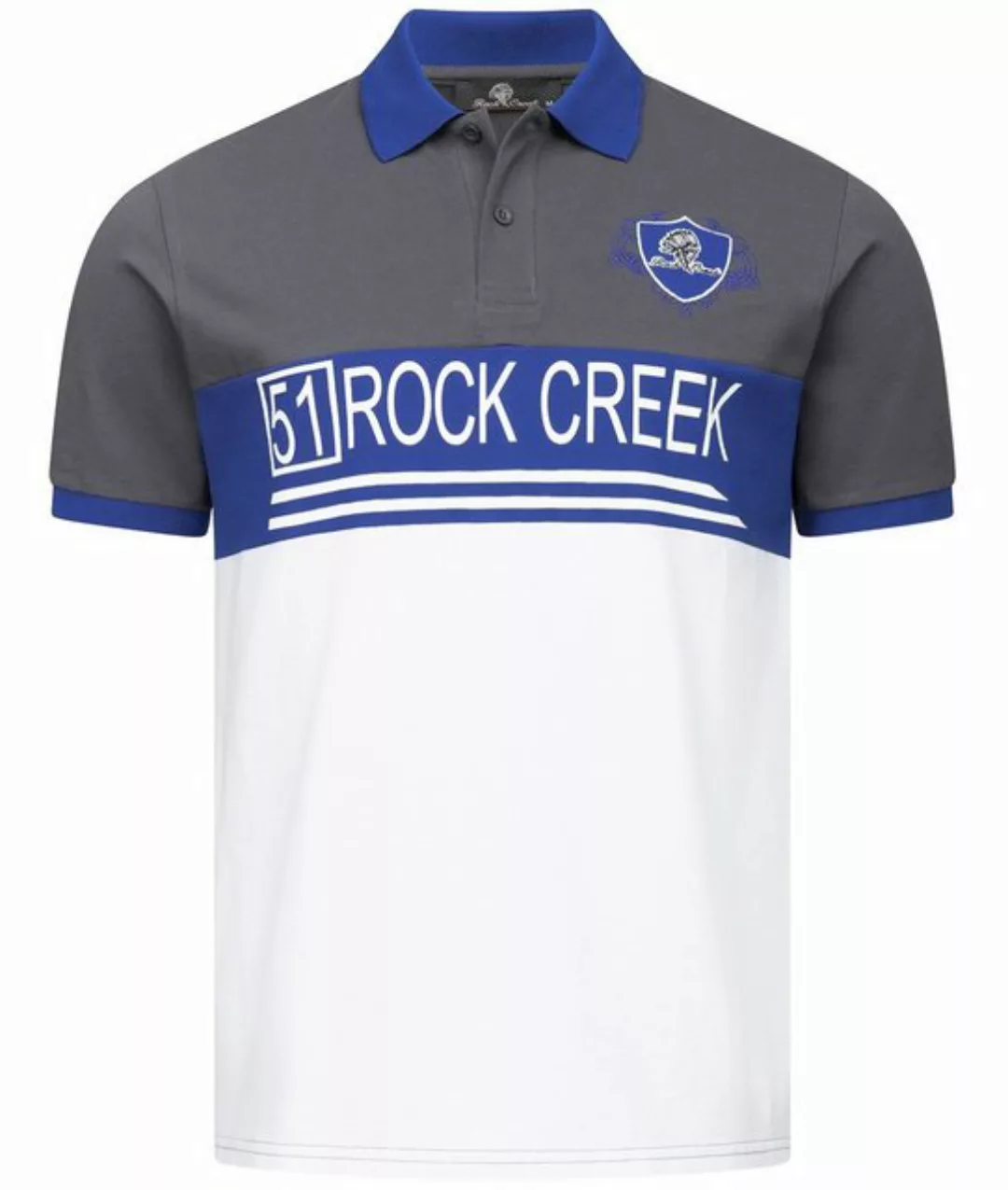 Rock Creek Poloshirt Herren T-Shirt mit Polokragen H-306 günstig online kaufen