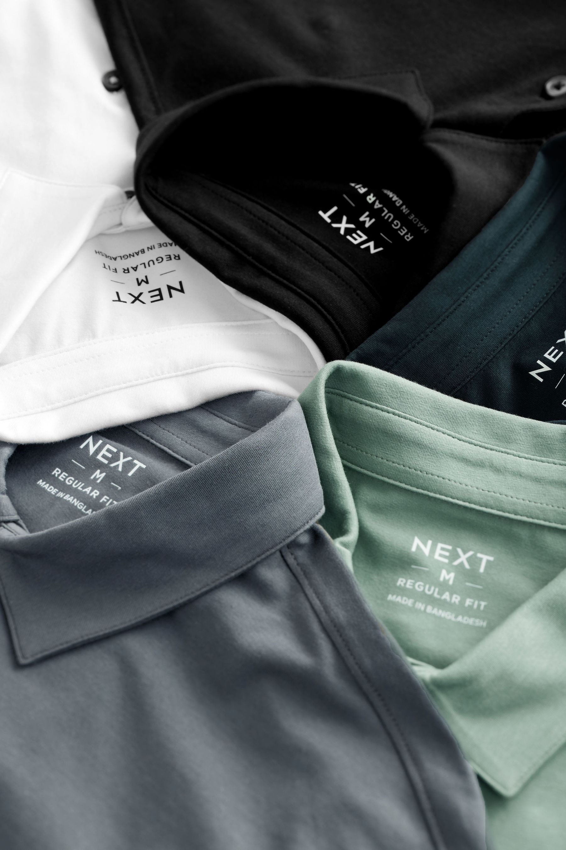 Next Poloshirt Regular Fit Kurzarm-Poloshirts, Jersey, günstig online kaufen