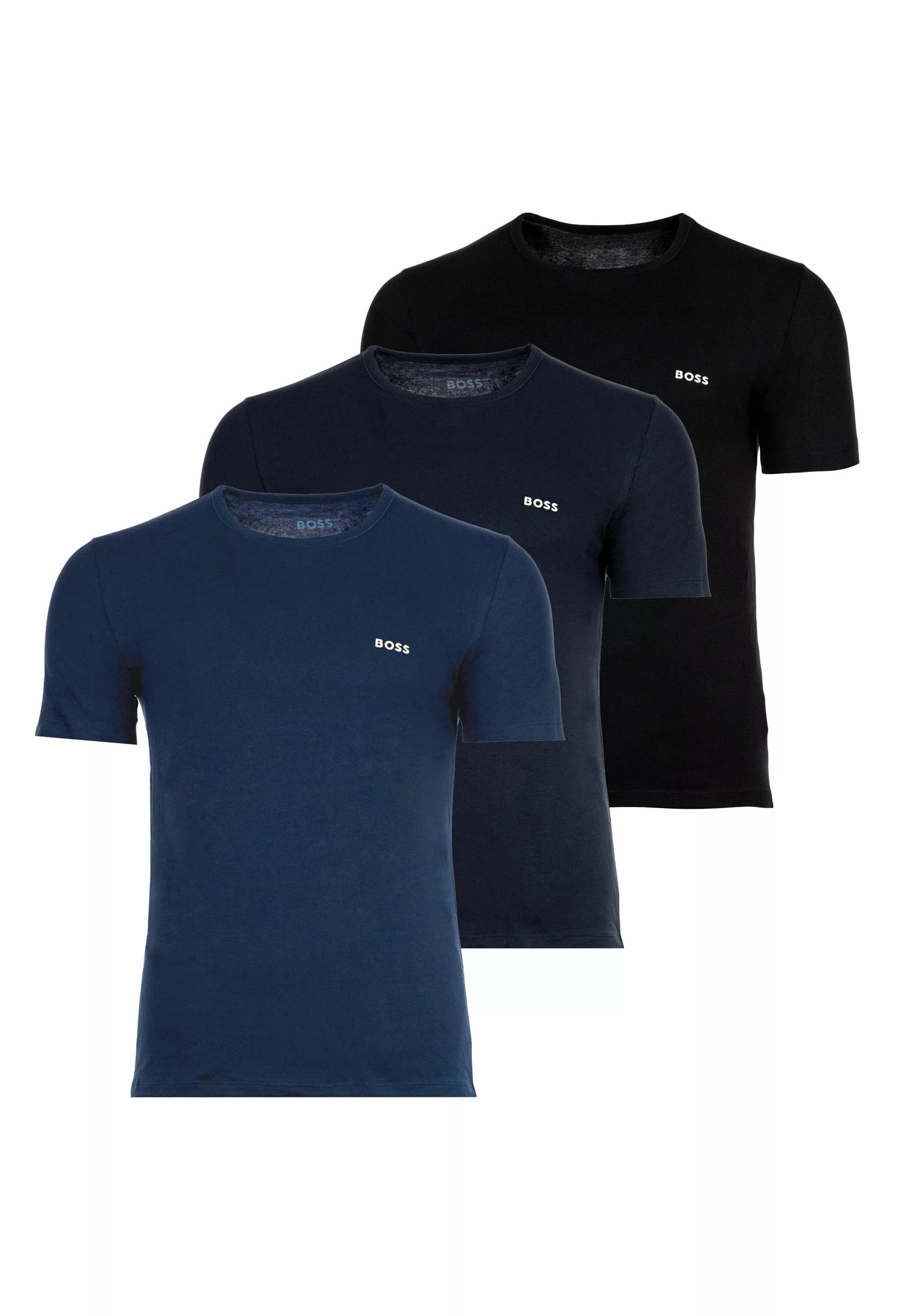 BOSS T-Shirt "T-Shirt T-Shirt RN 3P Classic 3er Pack" günstig online kaufen