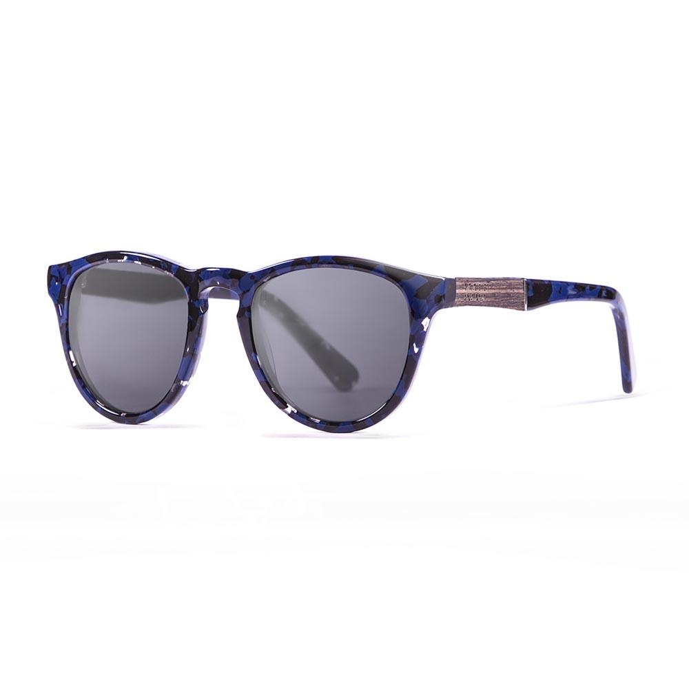 Kau Florencia Sonnenbrille Sky Revo Blue/CAT3 Shiny Black / Ebony Wood günstig online kaufen