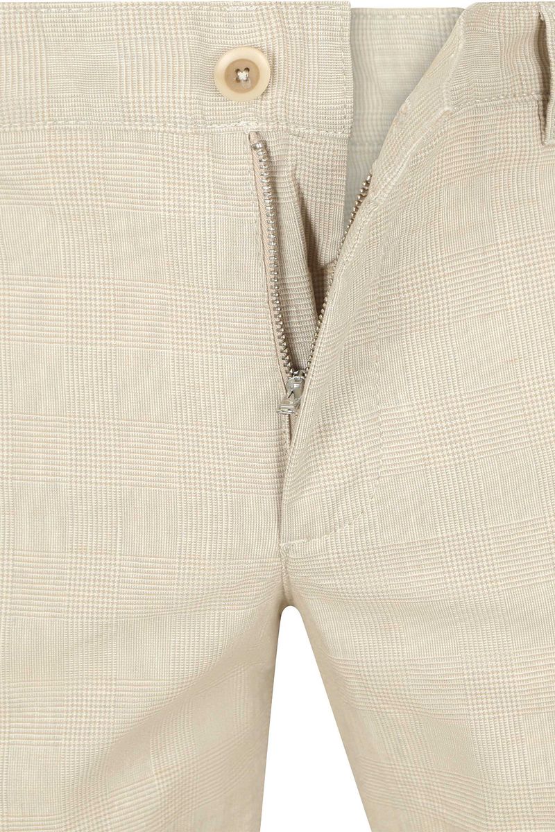 Alberto Lou Chinohose Mix Leinen Beige - Größe W 33 - L 32 günstig online kaufen