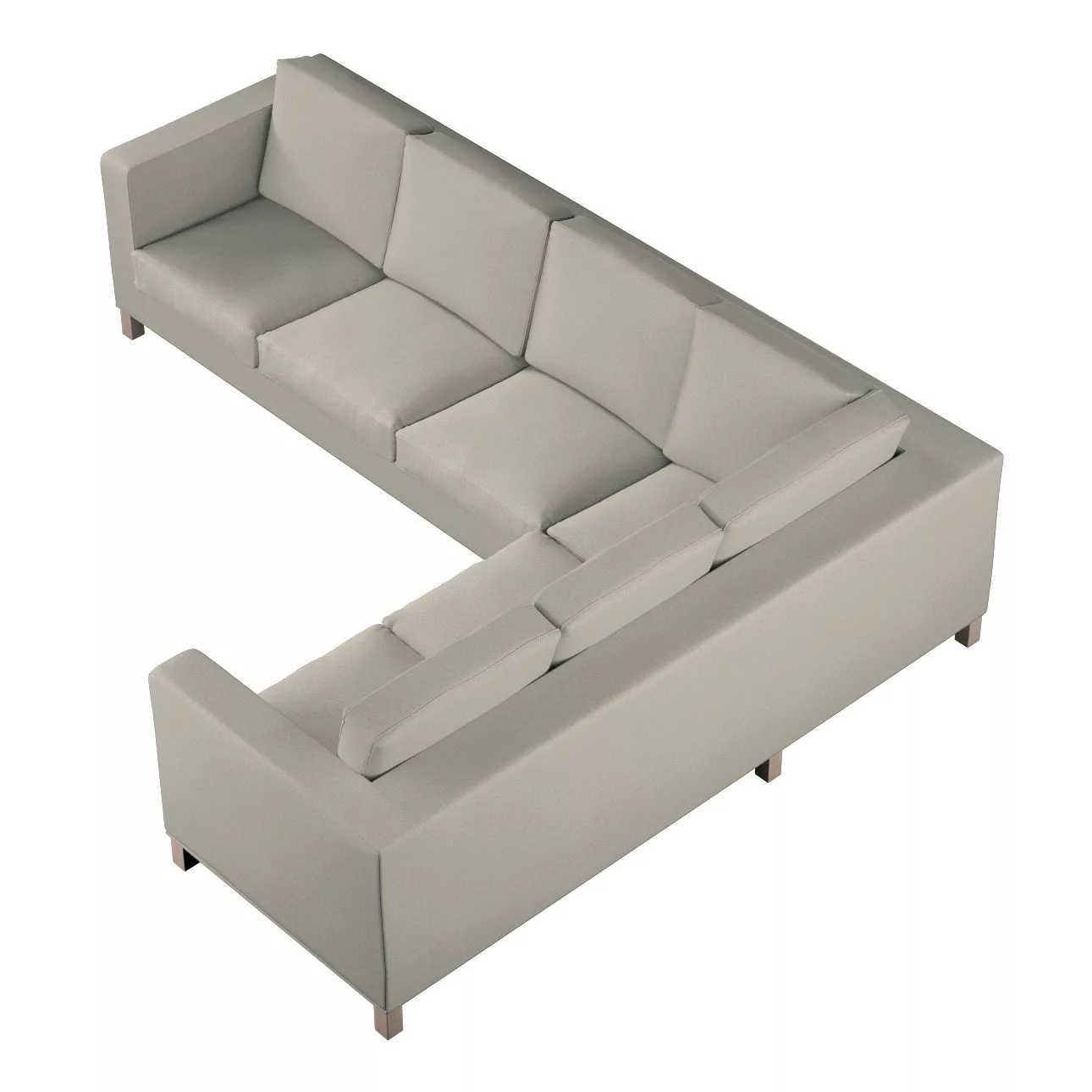 Bezug für Karlanda Sofa Ecke links, beige, 36cm x 30cm x 50cm, Amsterdam (7 günstig online kaufen