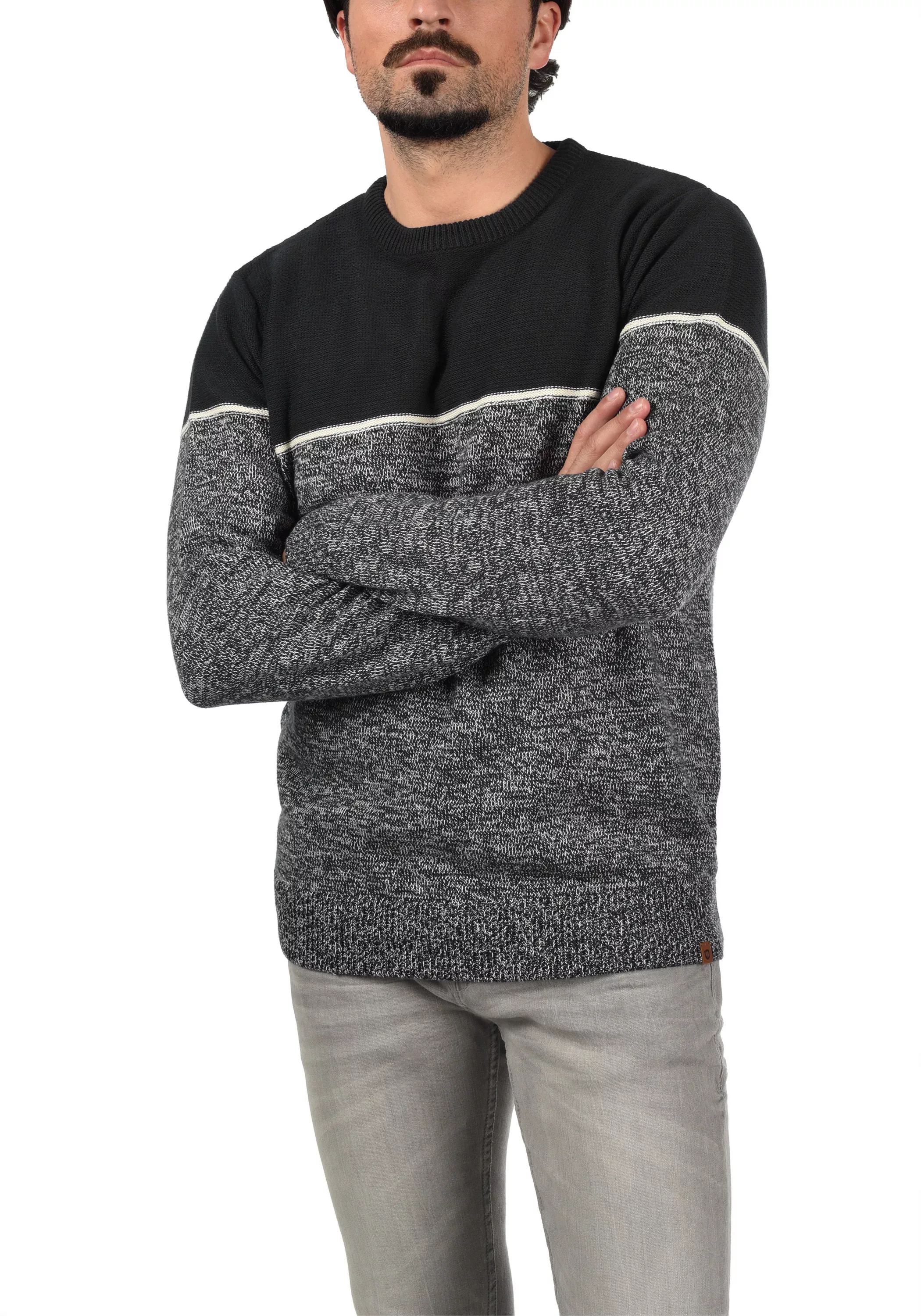 Indicode Strickpullover IDLynn Strickpulli aus Feinstrick günstig online kaufen