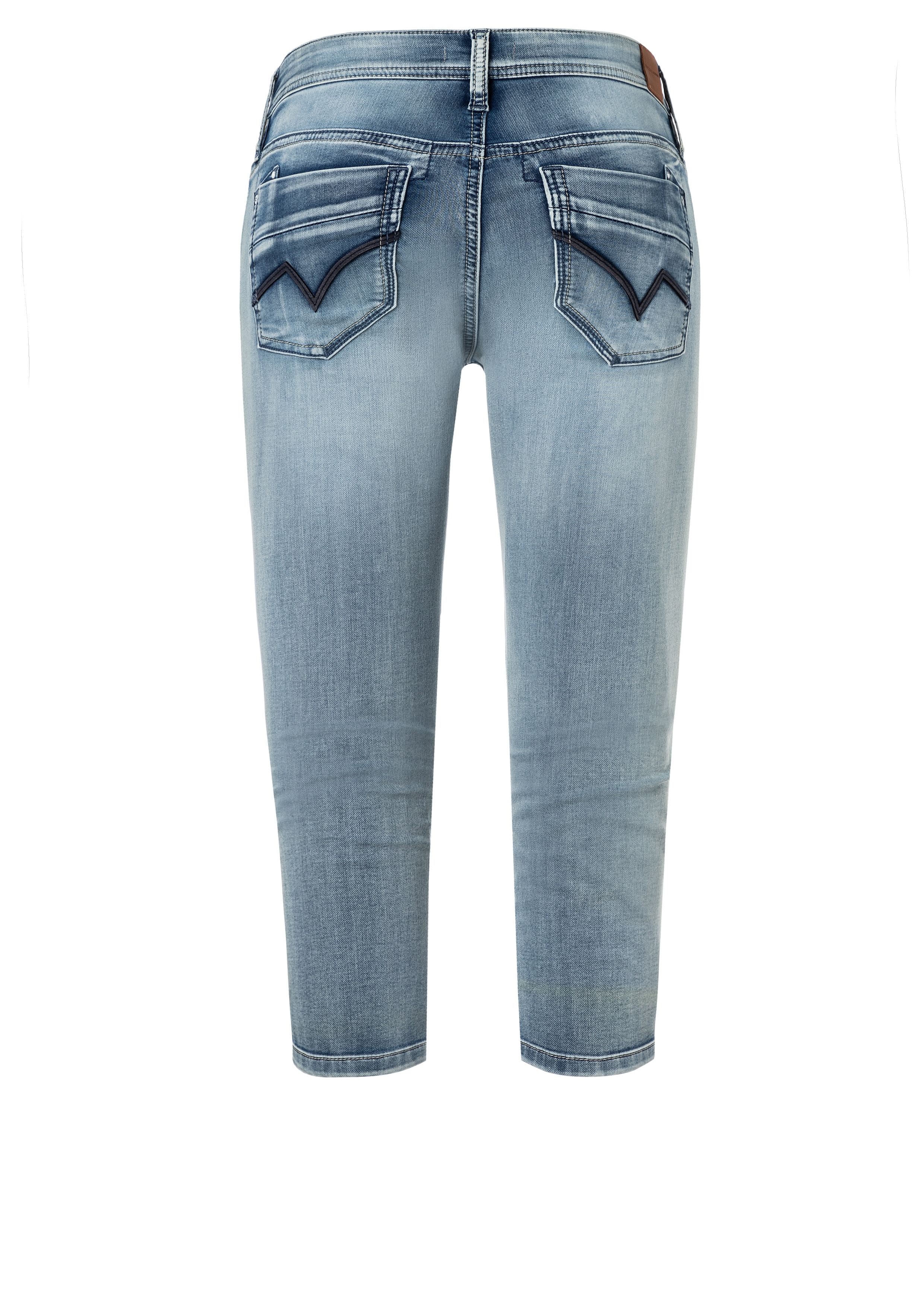 TIMEZONE 3/4 Damen Jeans TaliTZ - Slim Fit - Blau - Aqua Blue Wash günstig online kaufen