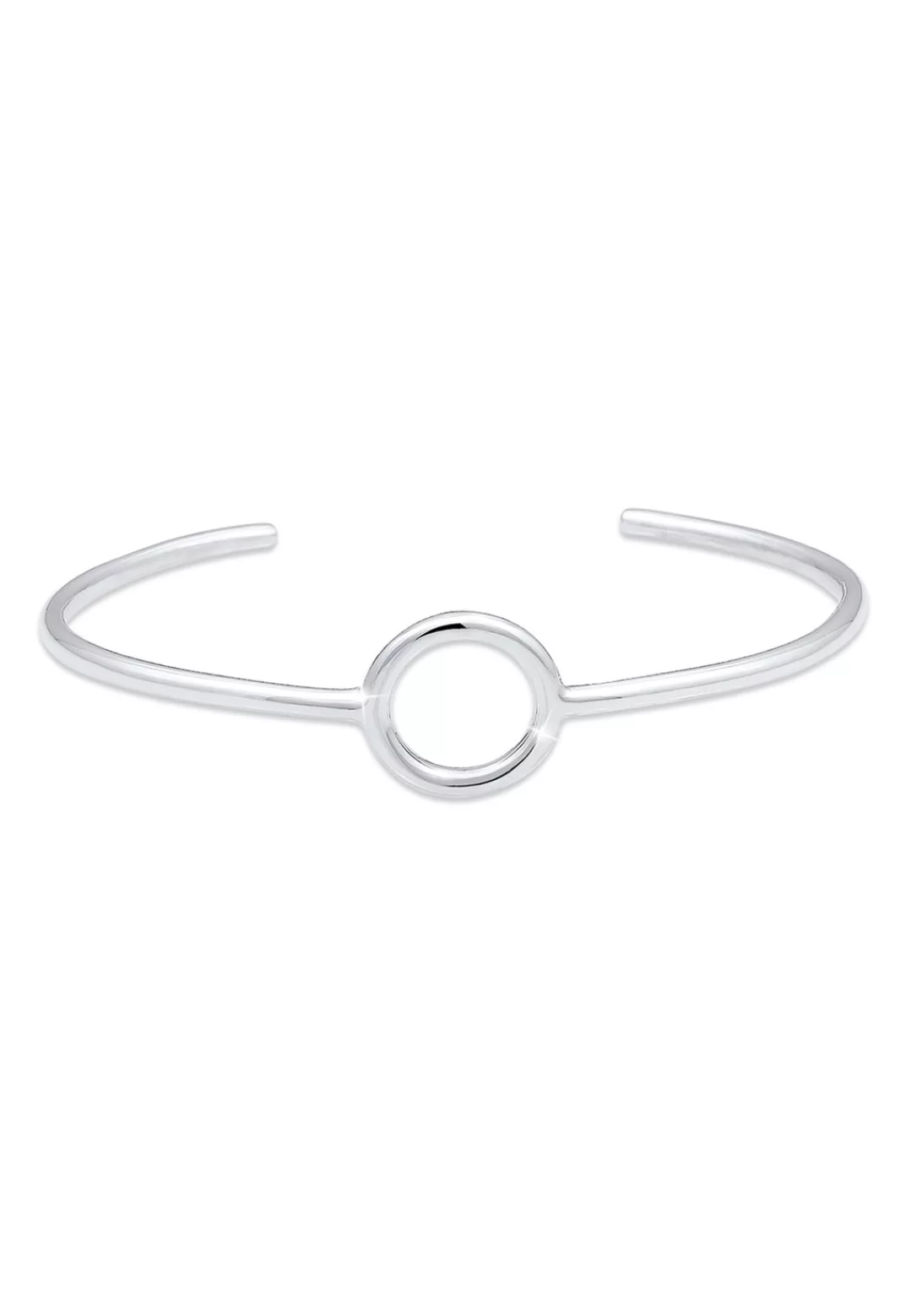 Elli Premium Armreif "Armreif Kreis Circle Geo Minimal Basic 925 Silber" günstig online kaufen