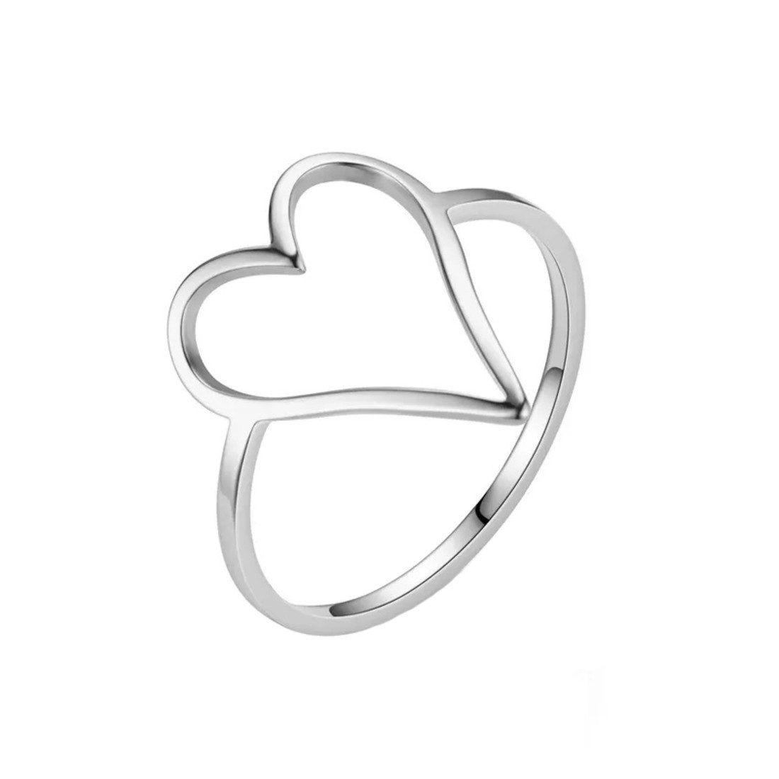 Taffstyle Fingerring Verlobungsring Ring Herz vergoldet günstig online kaufen