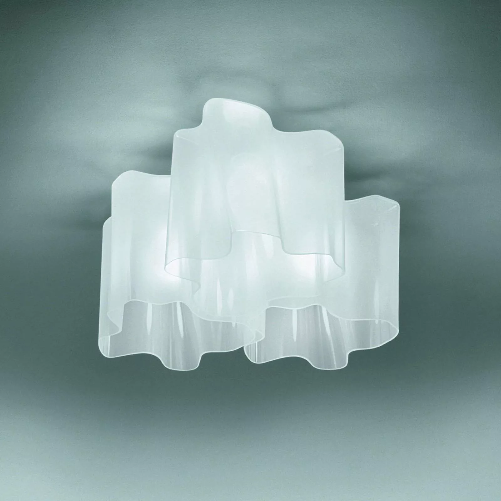 Artemide Logico Deckenlampe 3fl 120° 66x66 cm weiß günstig online kaufen