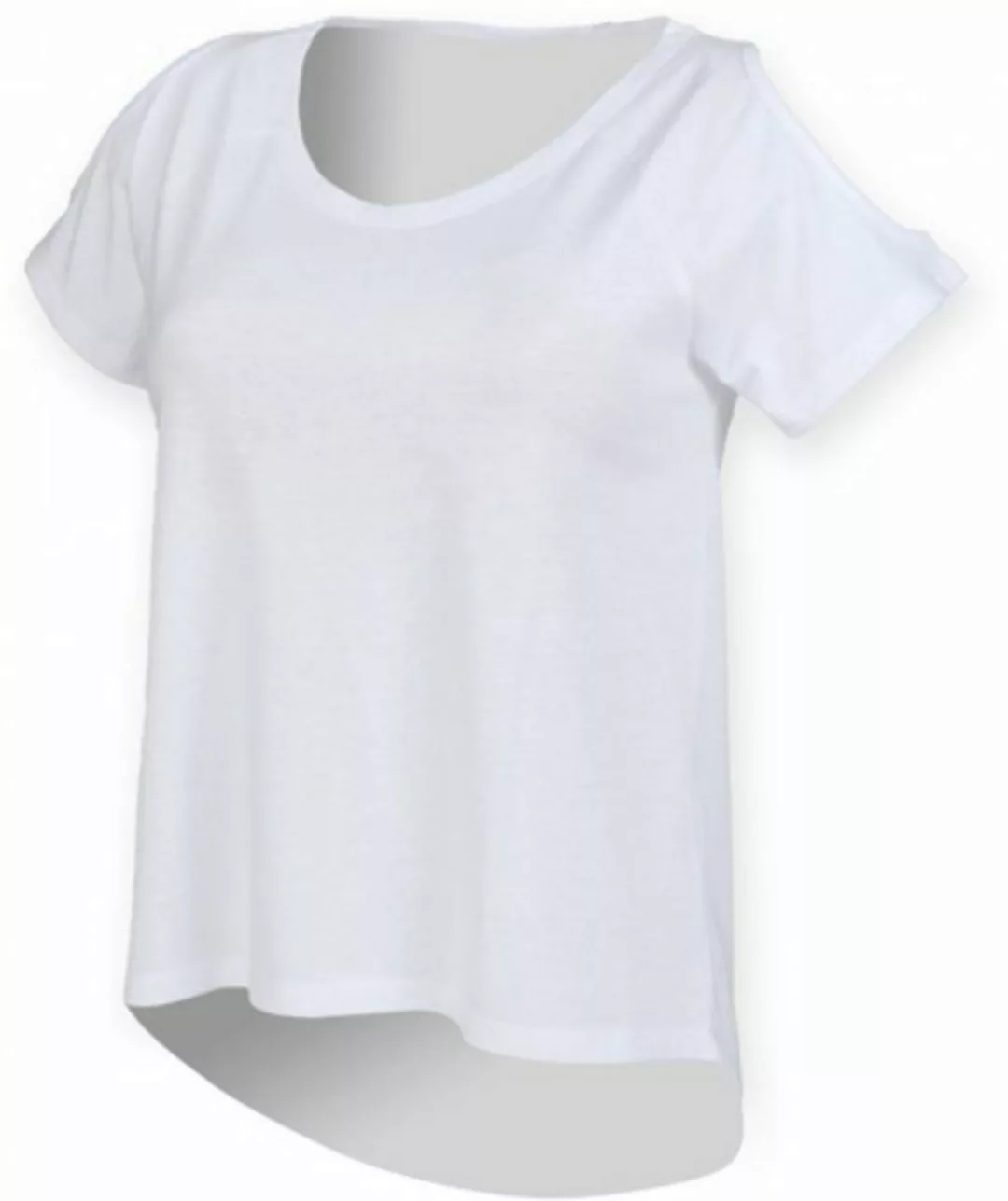 SF Women Rundhalsshirt Ladies Drop Tail Damen T-Shirt günstig online kaufen