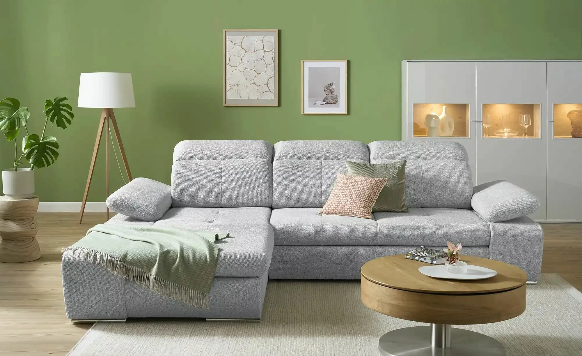 switch Ecksofa  Avilla ¦ grau ¦ Maße (cm): B: 285 H: 86 T: 187 Polstermöbel günstig online kaufen