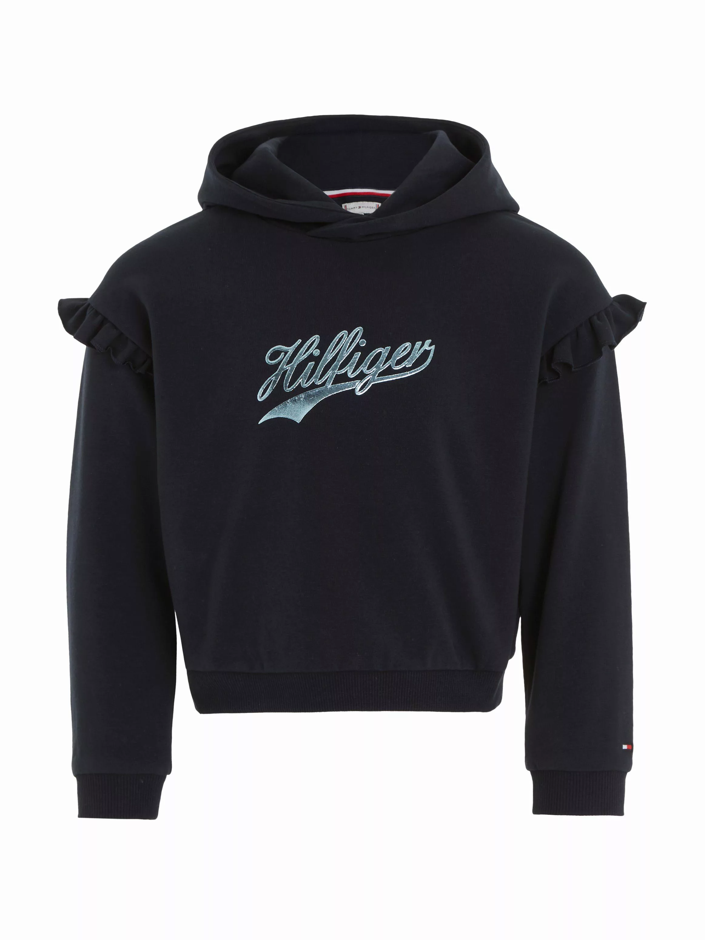 Tommy Hilfiger Hoodie HILFIGER SCRIPT RUFFLE günstig online kaufen