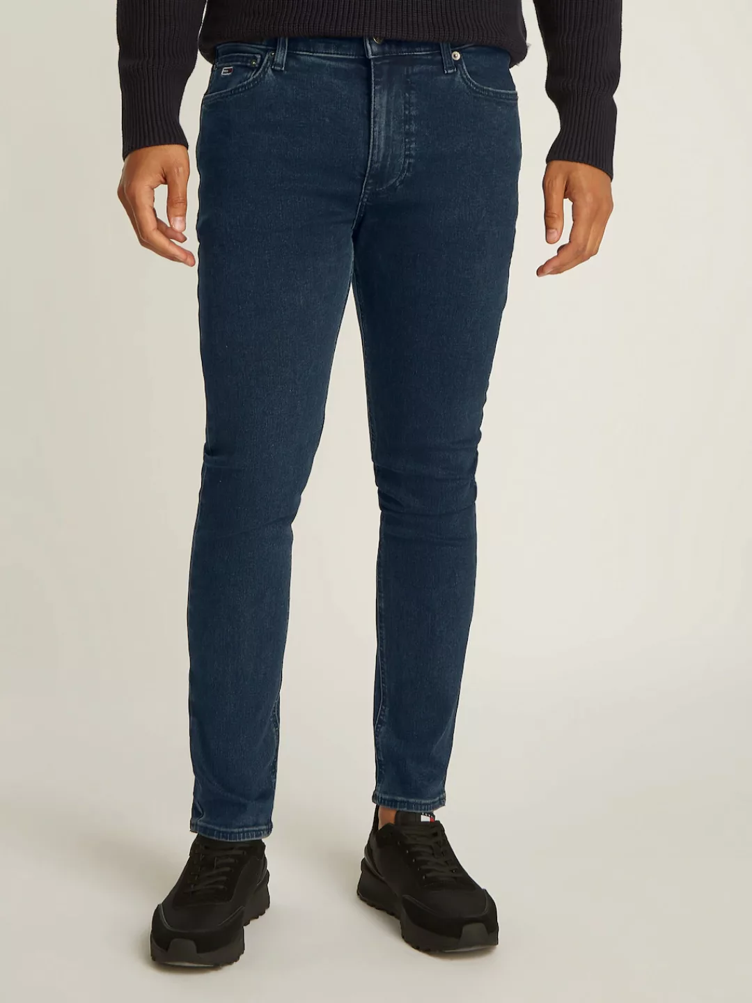 Tommy Jeans Skinny-fit-Jeans "Simon Skinny Jeans Slim", mit Logostickereien günstig online kaufen