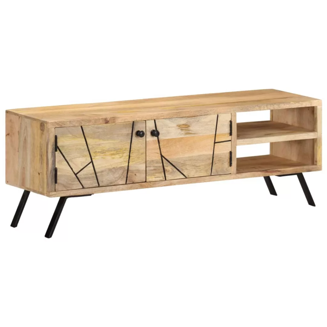 Tv-schrank 110x30x40 Cm Mango Massivholz günstig online kaufen