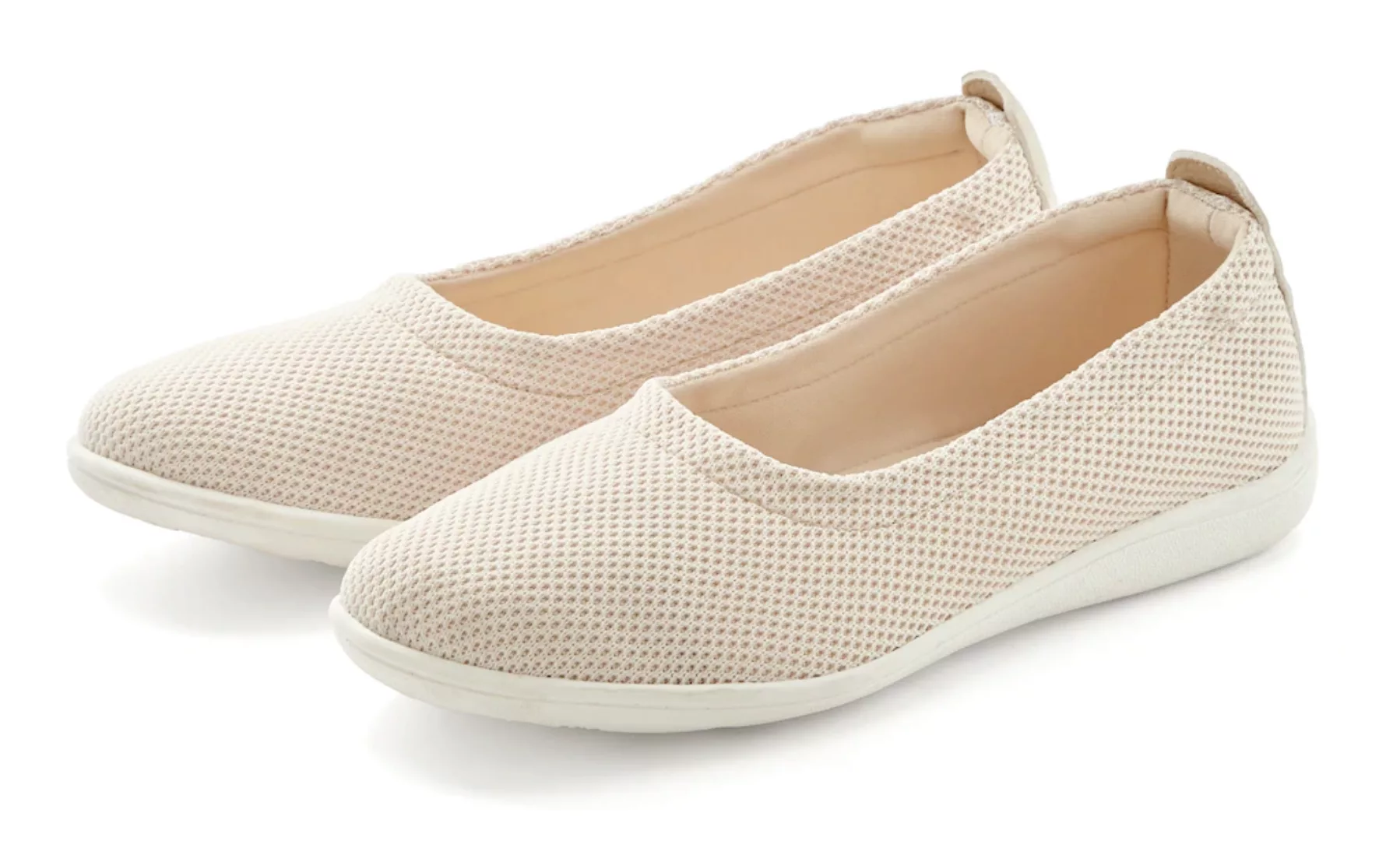 Vivance Slipper, Ballerina in leichter Mesh-Optik VEGAN günstig online kaufen