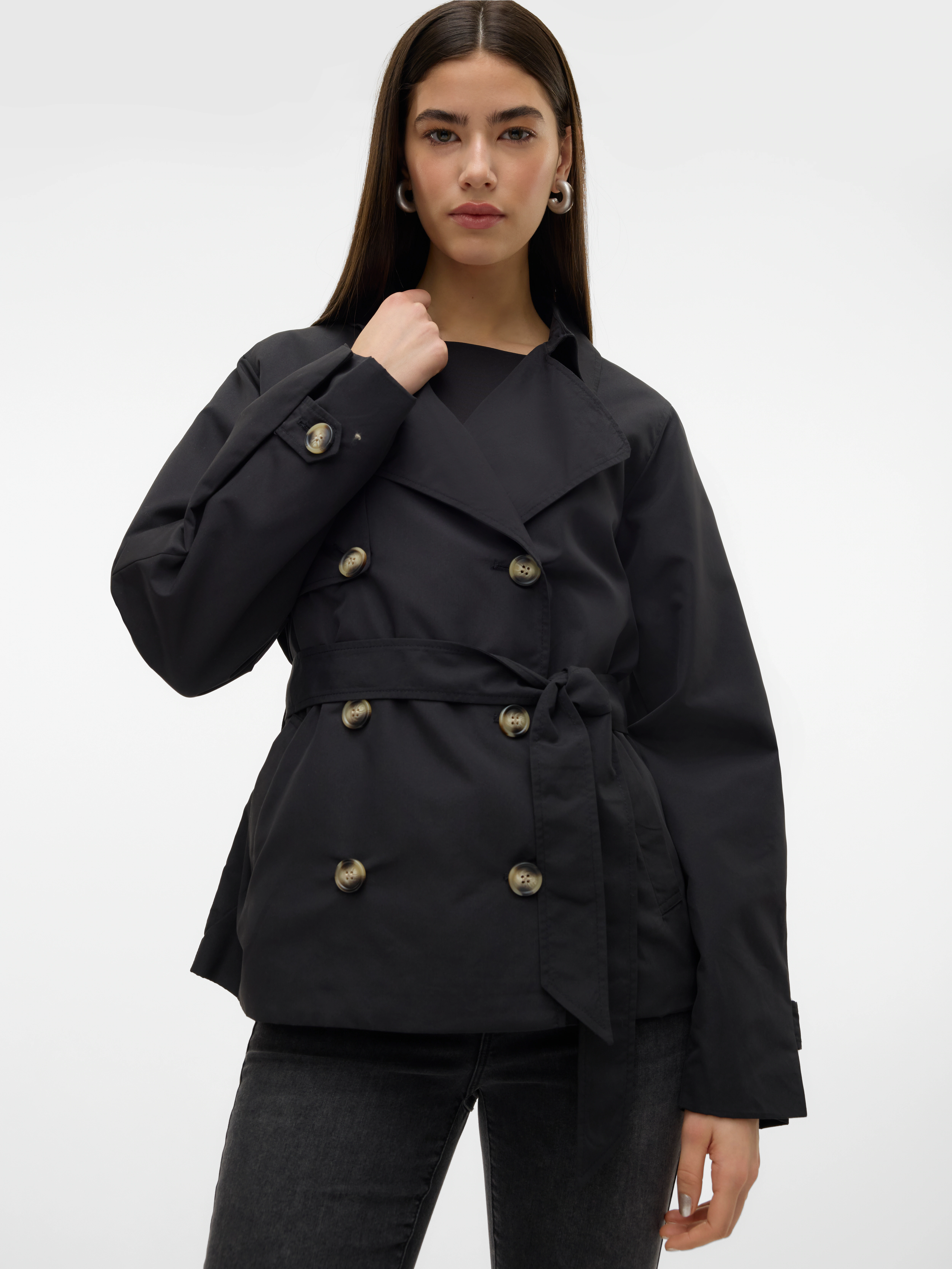 Vero Moda Kurzjacke "VMZOA TRENCHCOAT NOOS", ohne Kapuze günstig online kaufen