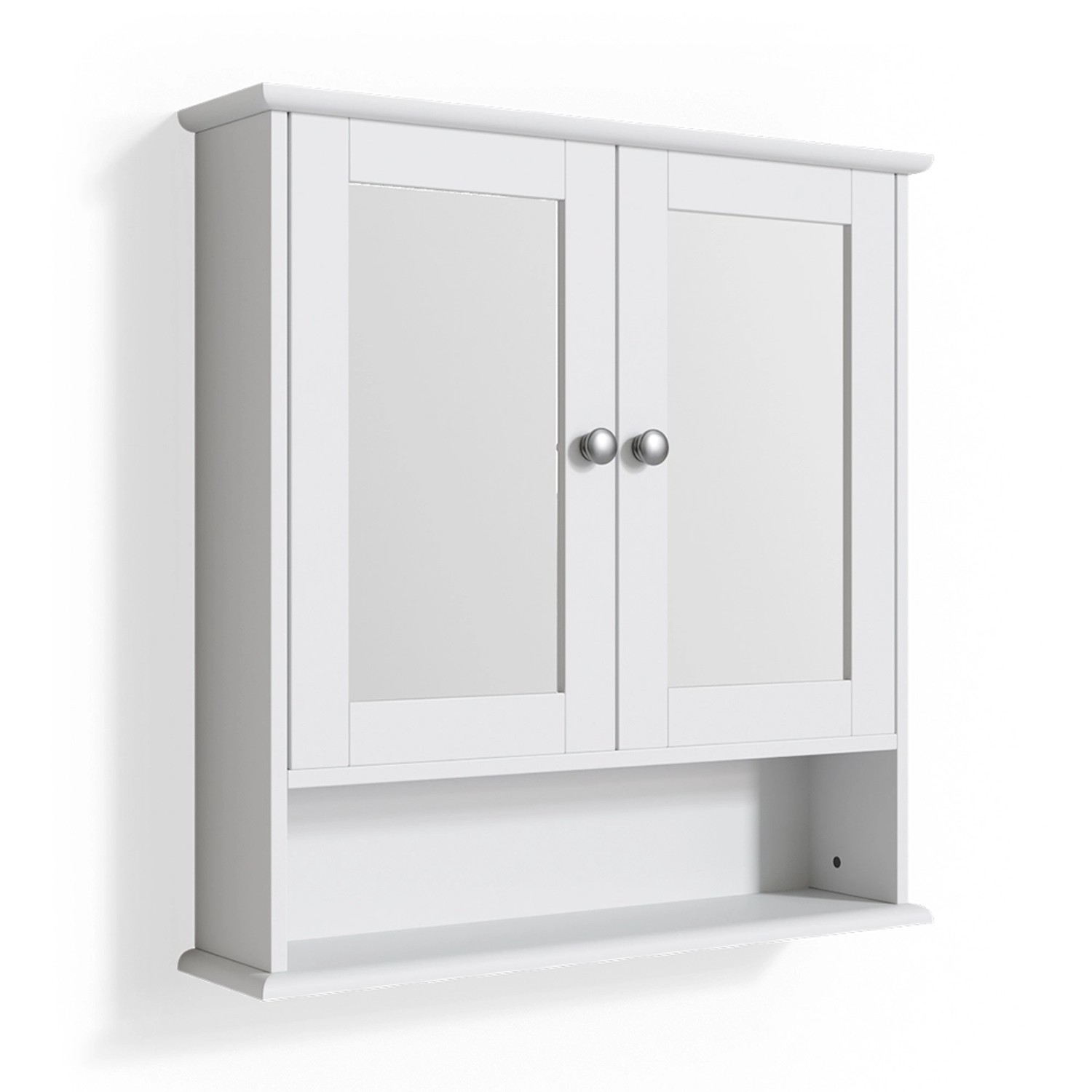 Vicco Badspiegelschrank Bianco Weiß 56 x 58 cm günstig online kaufen