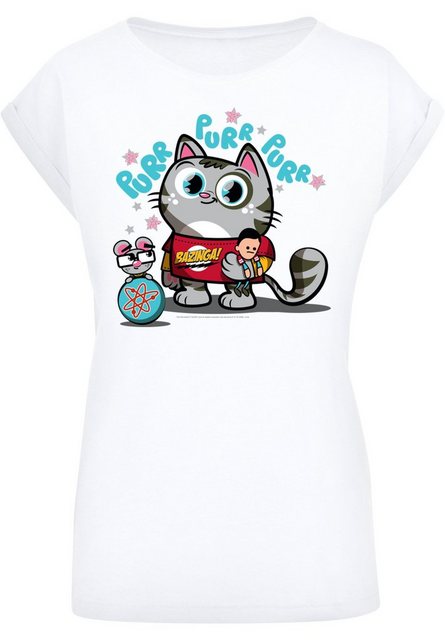 F4NT4STIC T-Shirt "Big Bang Theory Bazinga Kitty", Damen,Premium Merch,Regu günstig online kaufen