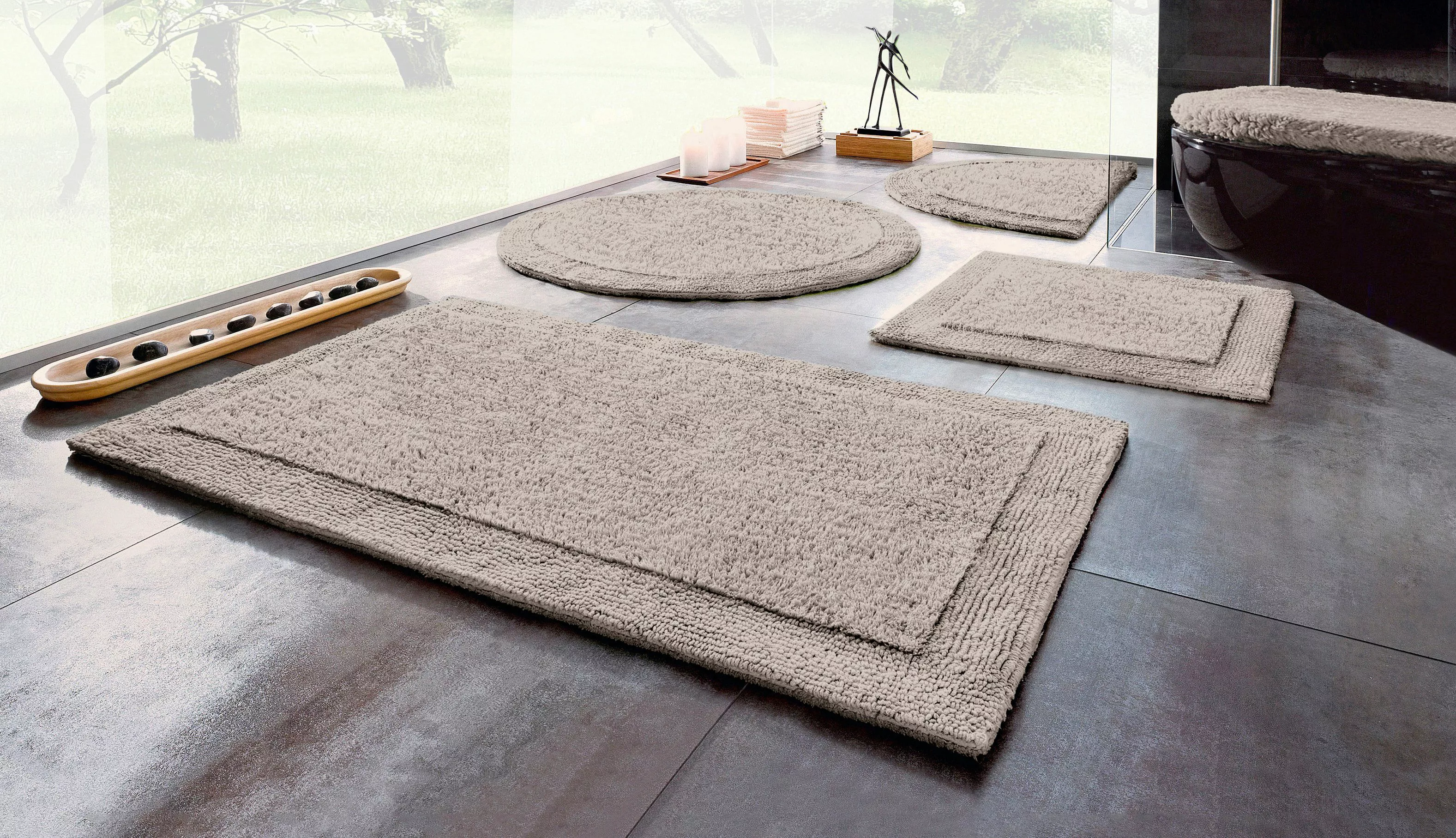 my home Badematte Kapra, Badvorleger, Badezimmer günstig online kaufen