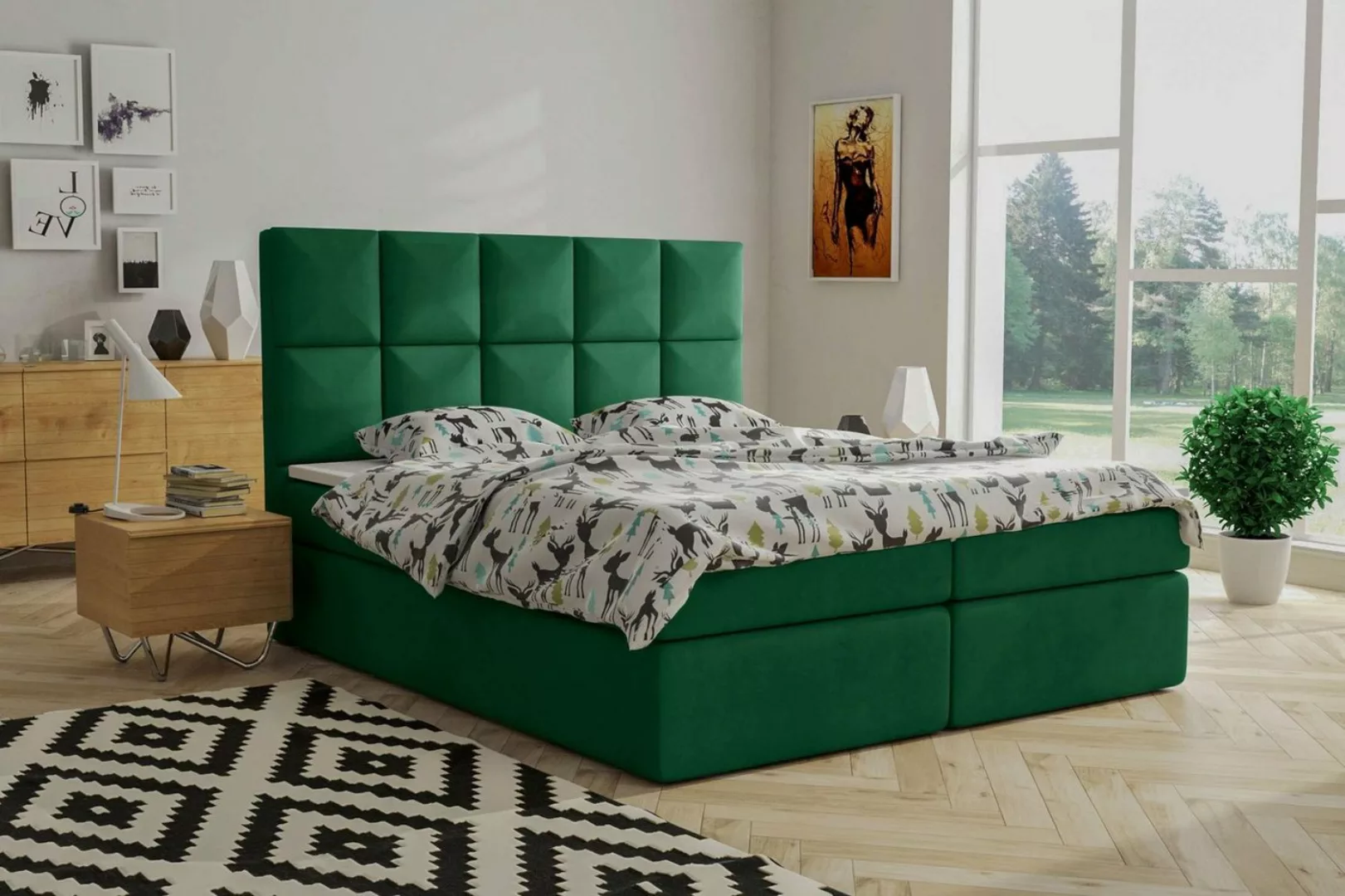 99rooms Boxspringbett Spirit (Schlafzimmerbett, Bett), Design günstig online kaufen