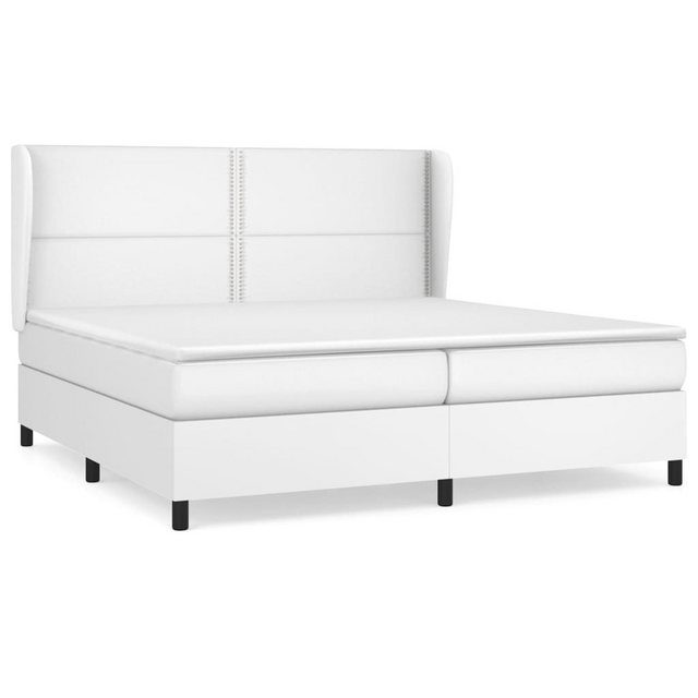 vidaXL Boxspringbett Bett Boxspringbett mit Matratze & Topper Kunstleder ve günstig online kaufen