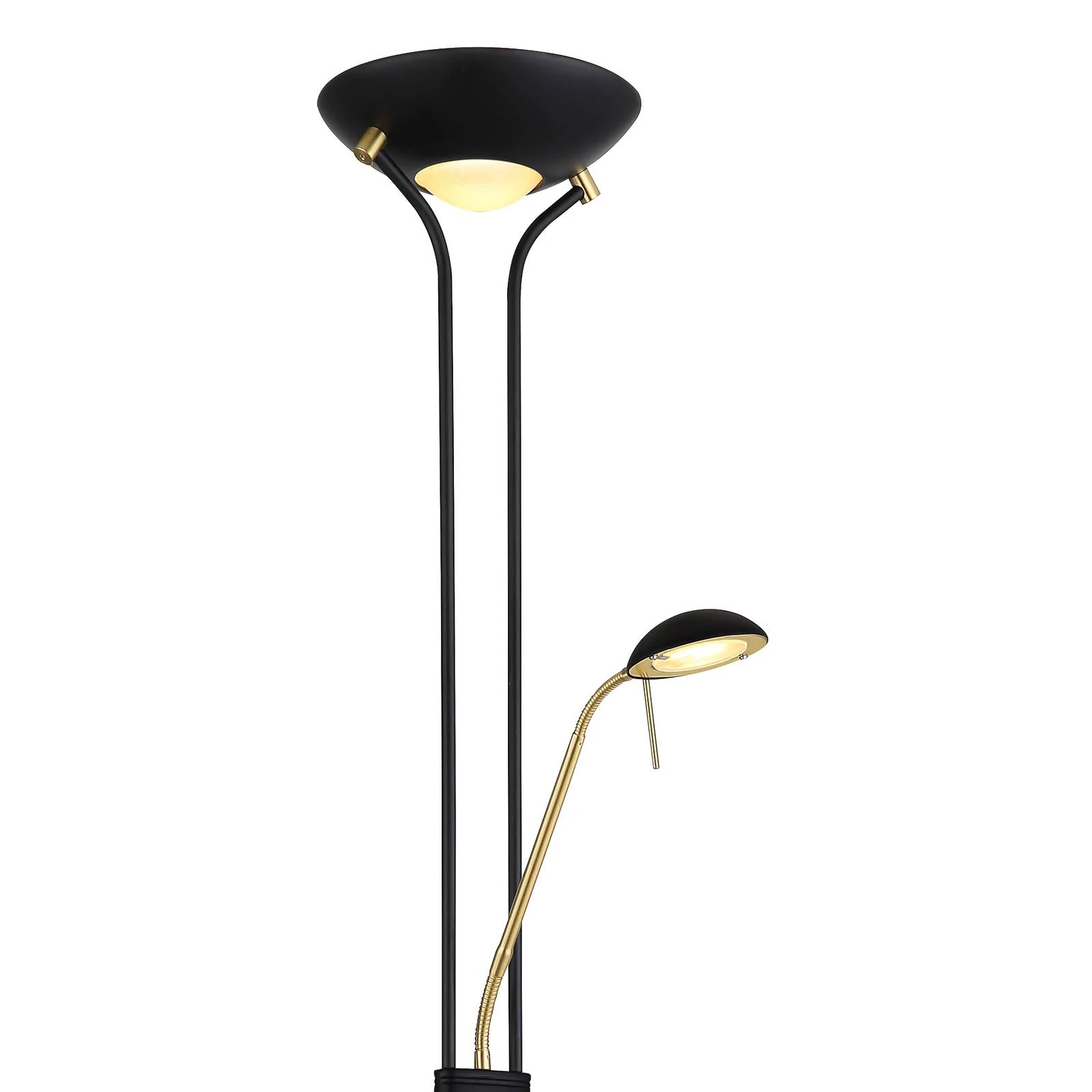Stehlampe Leonas messing/schwarz günstig online kaufen