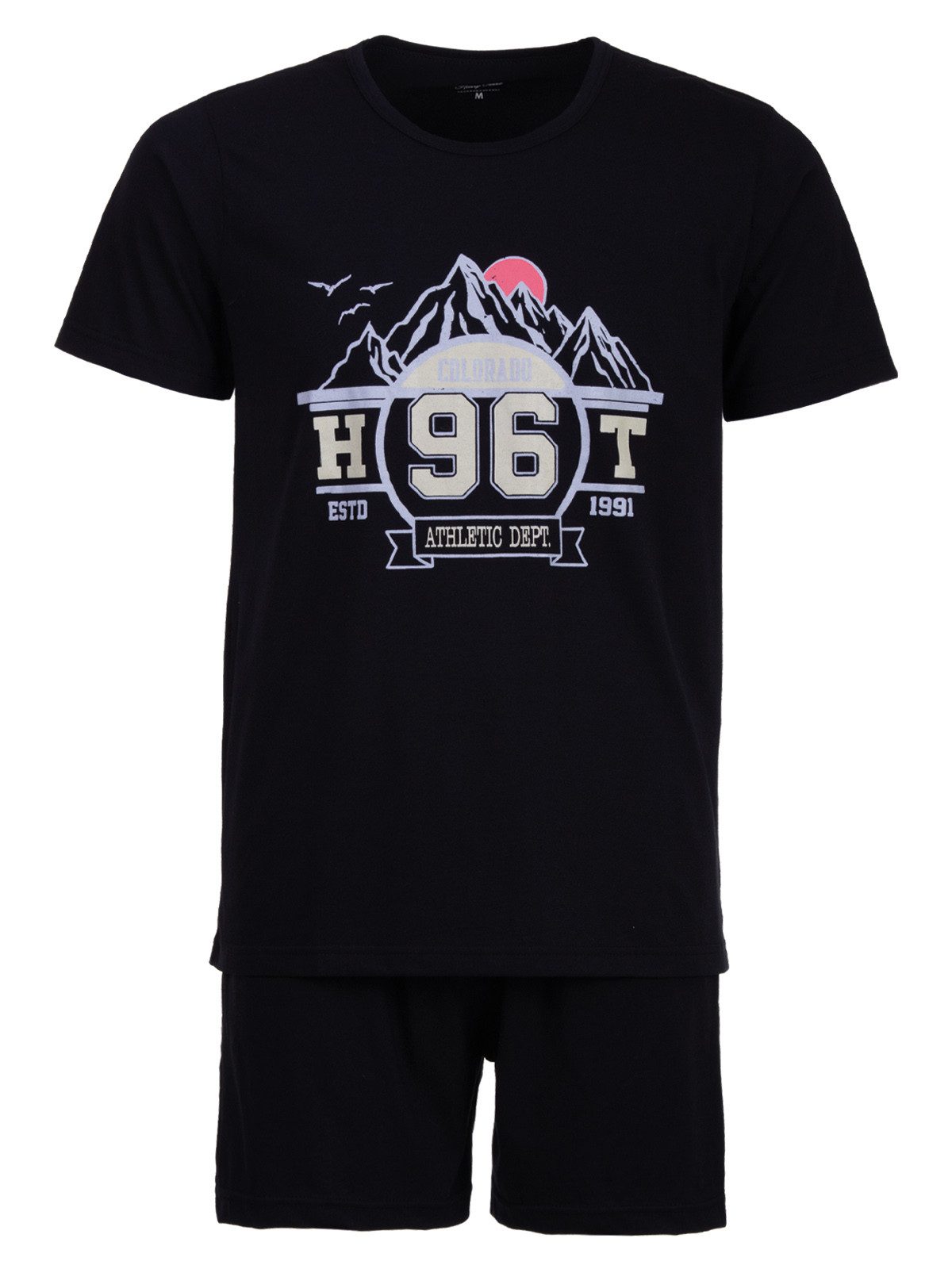 Henry Terre Schlafanzug Pyjama Set Shorty günstig online kaufen