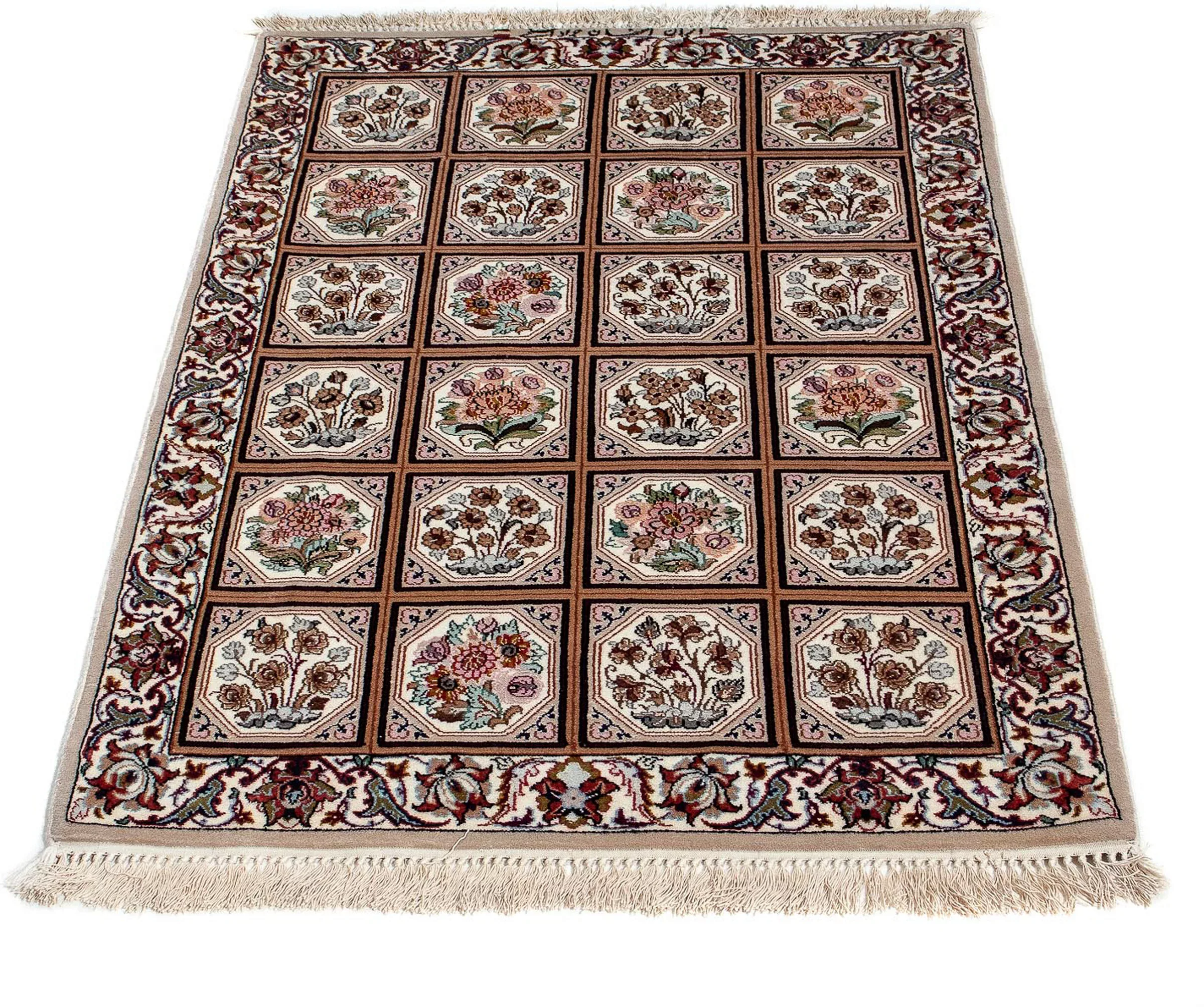 morgenland Orientteppich »Perser - Isfahan - Premium - 103 x 70 cm - hellbr günstig online kaufen