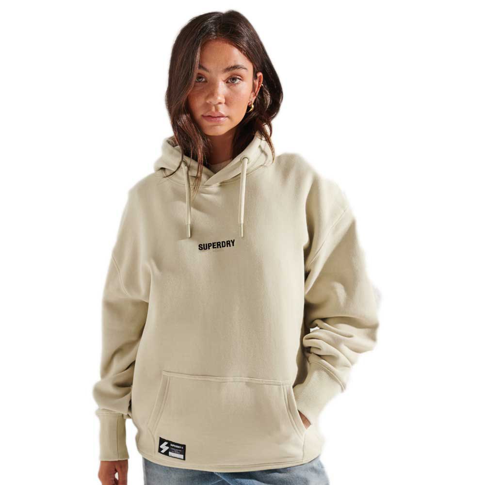 Superdry Sdry Code Micro Logo Os Hood Pullover M-L Pelican günstig online kaufen